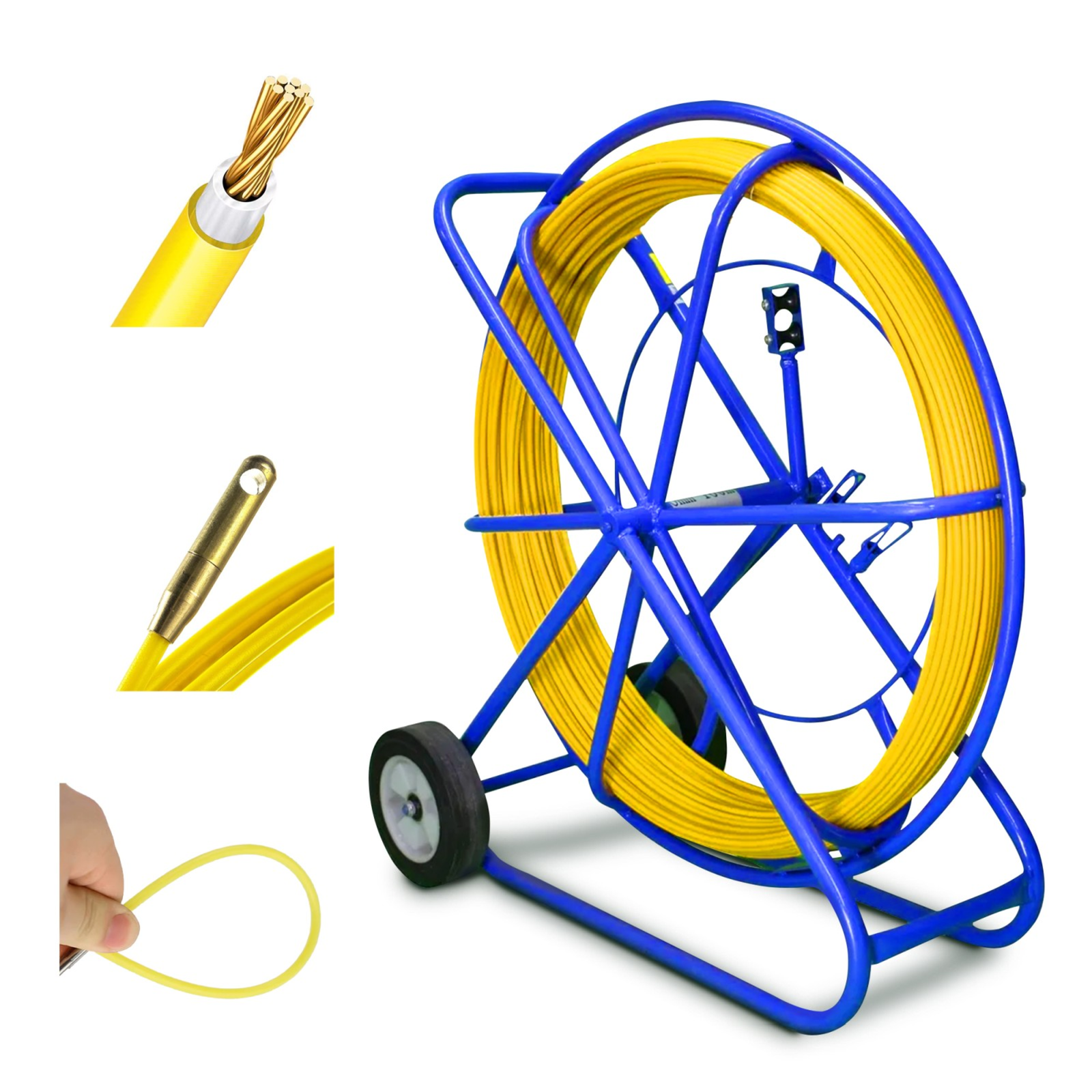 Extralink FRP Glass Fiber Remote Control for 9mm Cable Pulling 150m Inchty with Clips