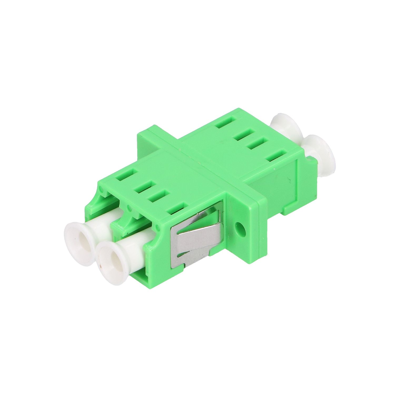 Extralink Adapter LC/APC Single Mode Duplex LC/APC Uncoated Green Single Mode Plastic Ceramic