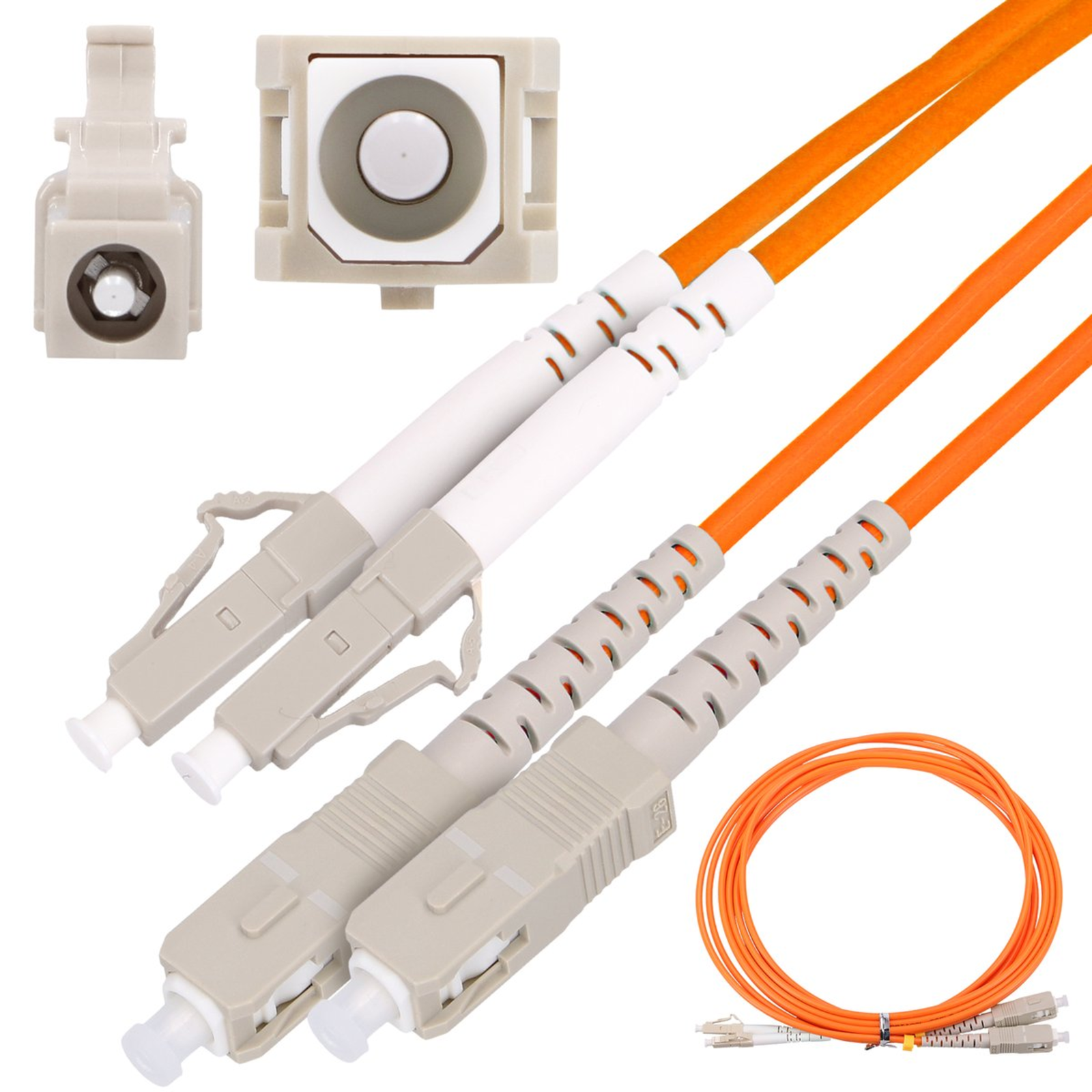 Extralink SC/UPC-LC/UPC Patch Cord Multimode OM2 Duplex 3 Mm 3 M