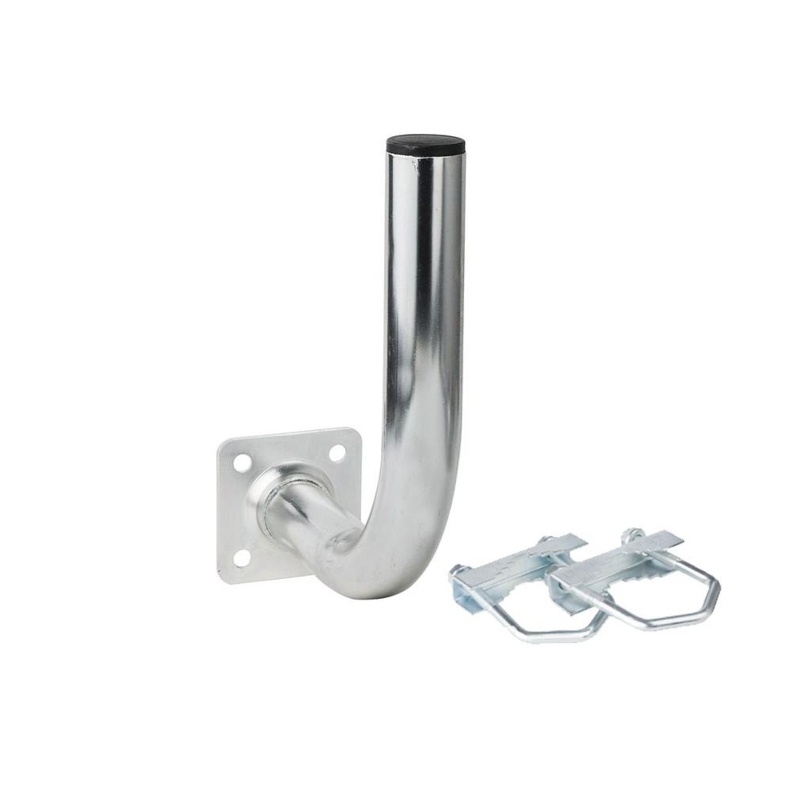 Extralink L200 BALCONY HANDLE Mount with U-BOLTS M8 Stainless Steel Angle Bracket 12 Kg Steel
