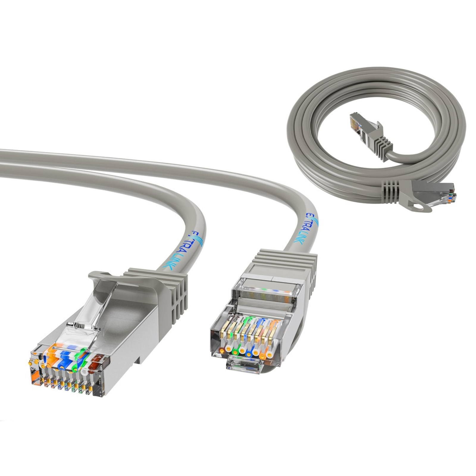 Extralink Cat.5e UTP 10m LAN Patch Cord Copper Twisted Pair