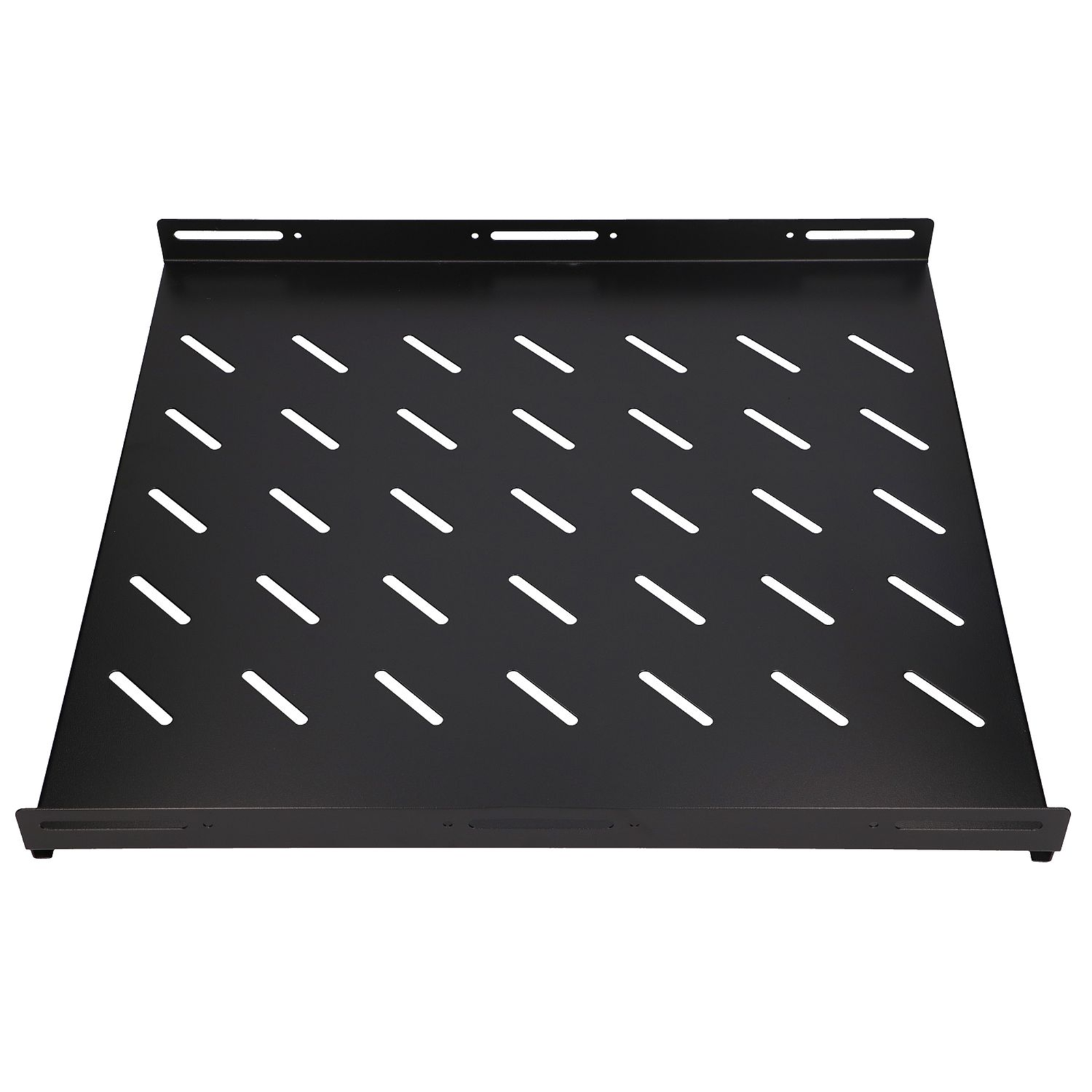 Extralink Fixed Shelf 1U 600mm Black 19inch 602 X 472mm Cabinetsa Depth of 800mm Metal 48.3cm