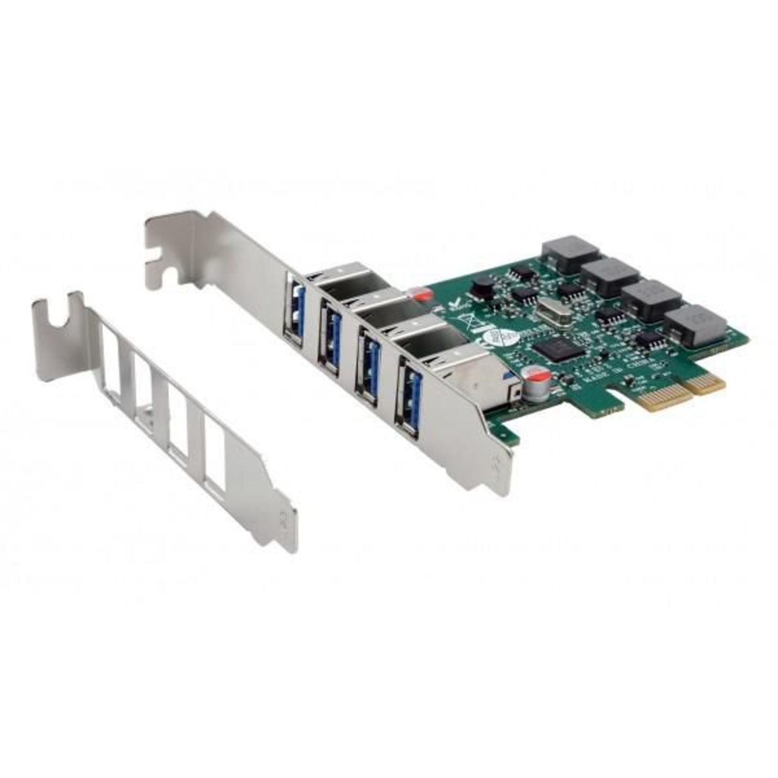 Exsys GmbH PCIe USB 3.2 Gen 1 Card with 4 Ports VIA Chip Set EX-11044 PCI Express