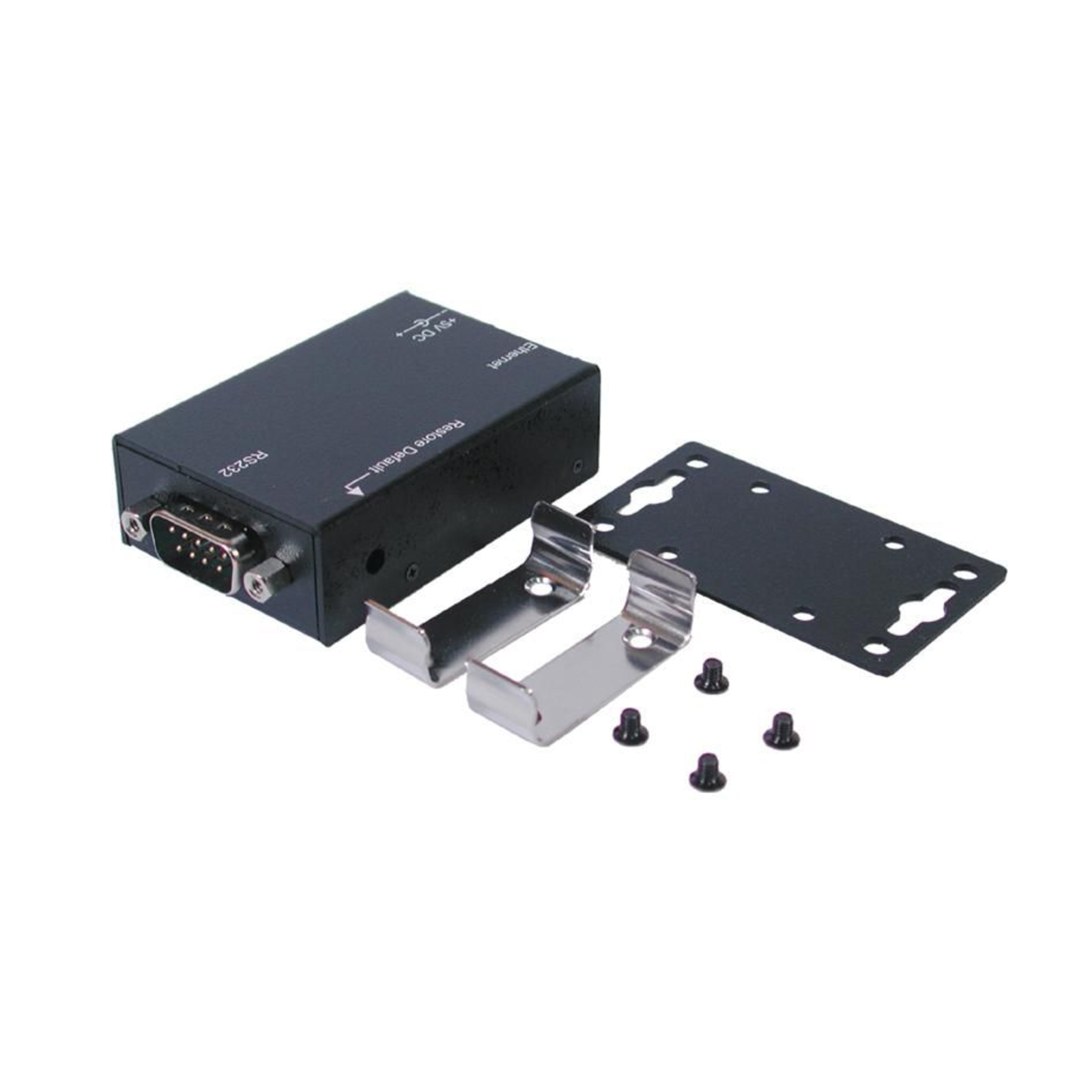 Exsys Ethernet to 1x RS-232 Port Metal Housing,Din-Rail Kit,Software