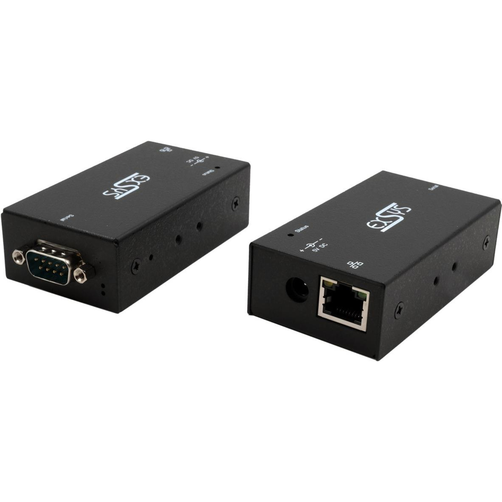 Exsys Ethernet to 1x RS-232 Port W. 9pin Connector Incl.VirtualComSoftware PoE Etherne