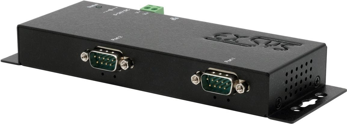 Exsys EX-6122-2PoE Ethernet to Ser. 2 X RS-232 with 9 Pin Connector Interface Card