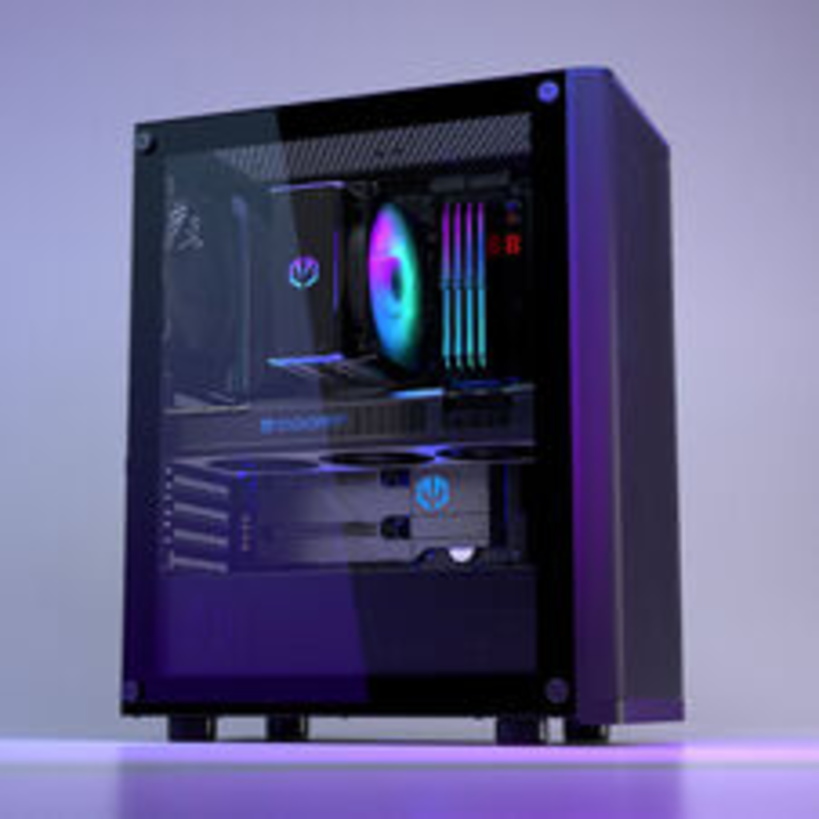 Endorfy Ventum 200 Air Black Tempered Glass Side Panel