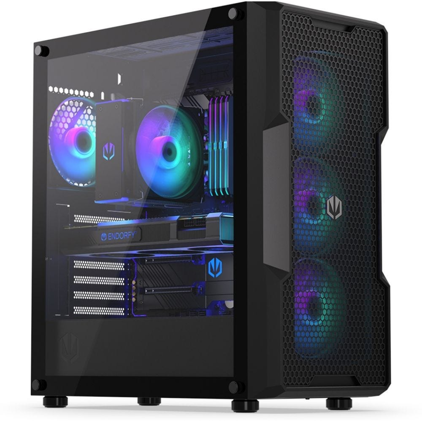 Endorfy Regnum 400 ARGB Black Tempered Glass