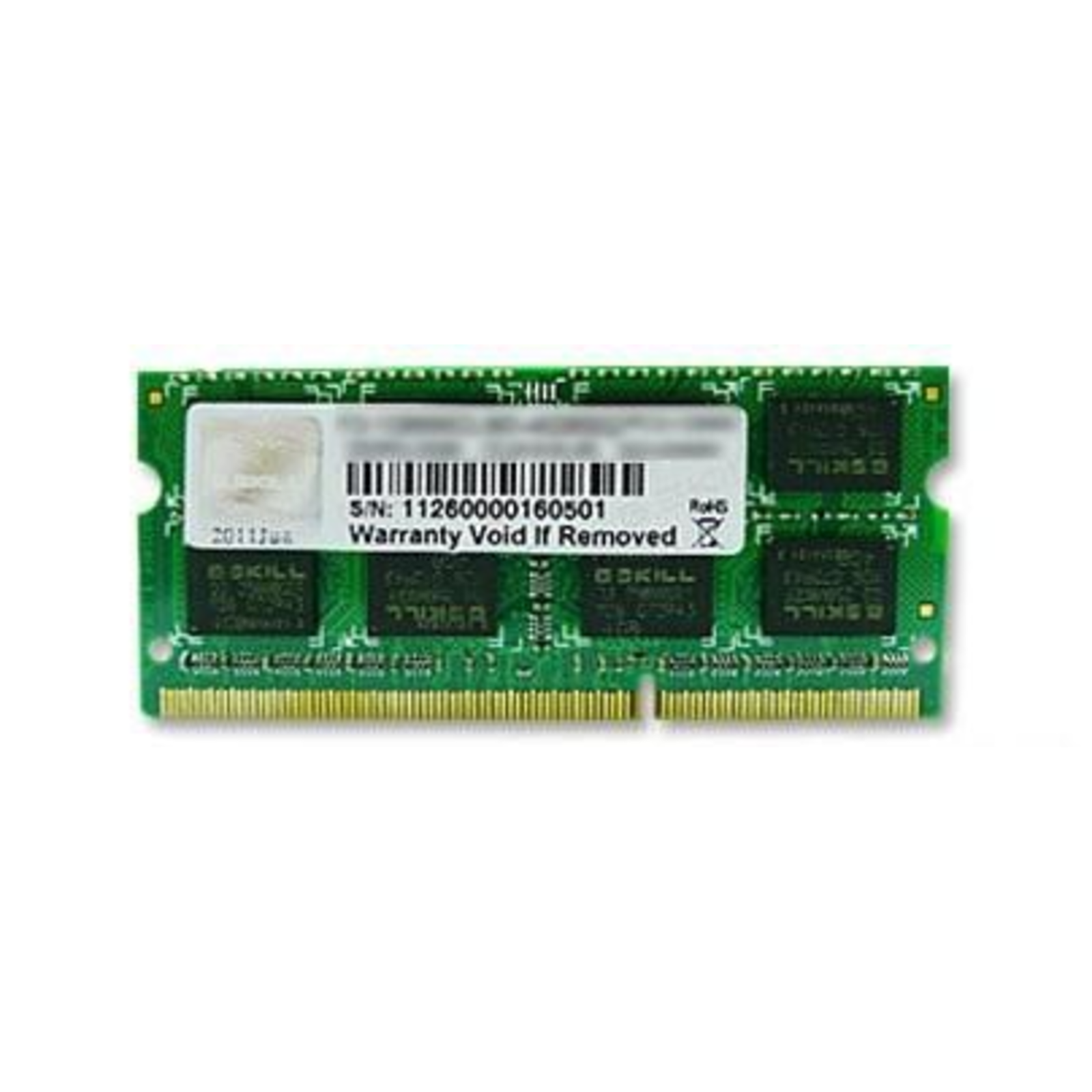 G.Skill SQ Series DDR3 4GB 1600MHz CL11 Non-ECC SO-DIMM 204-PIN