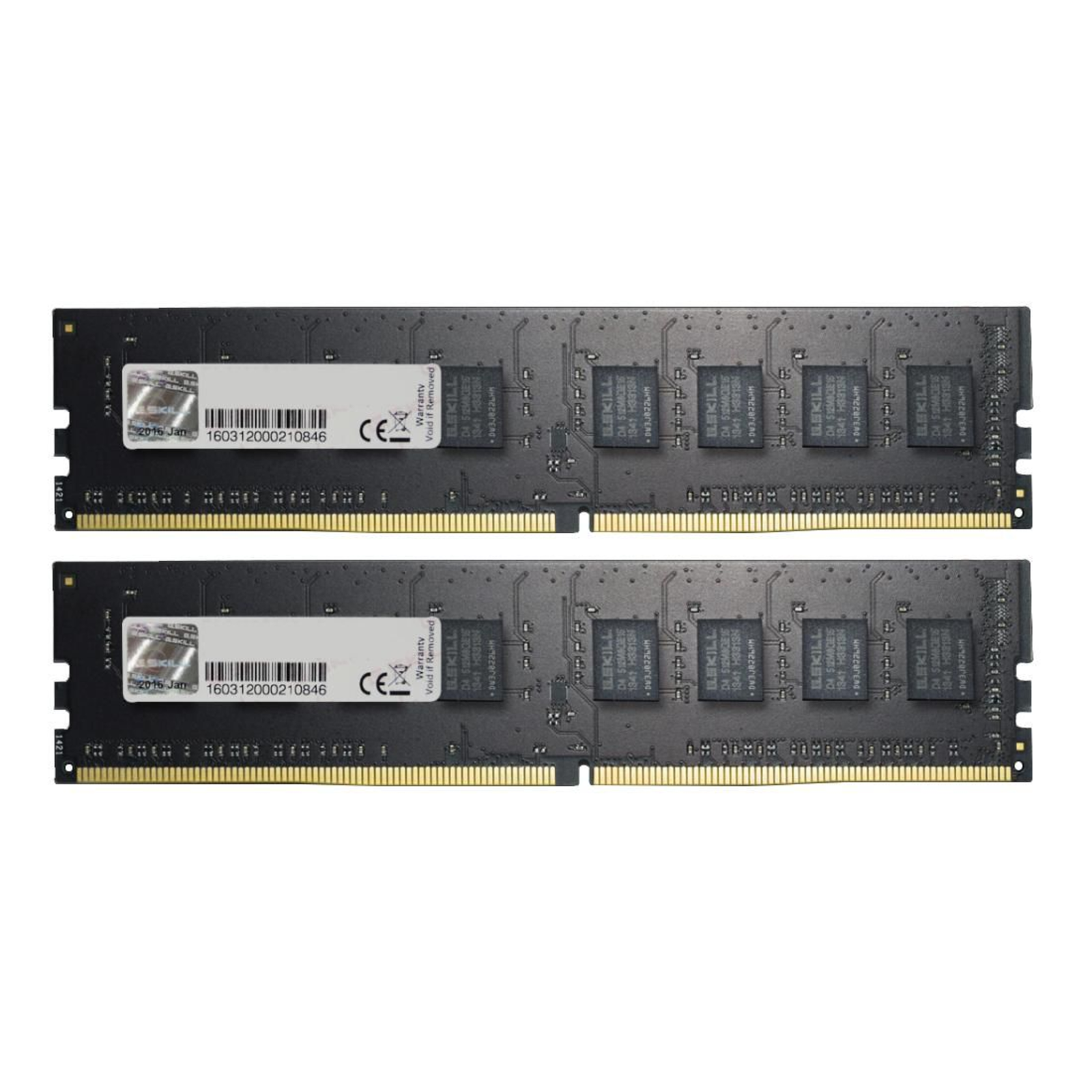 G.Skill DIMM 64 GB DDR4-2666 2x 32 GB Dual Kit Black F4-2666C19D-64GNT Value INTEL XMP