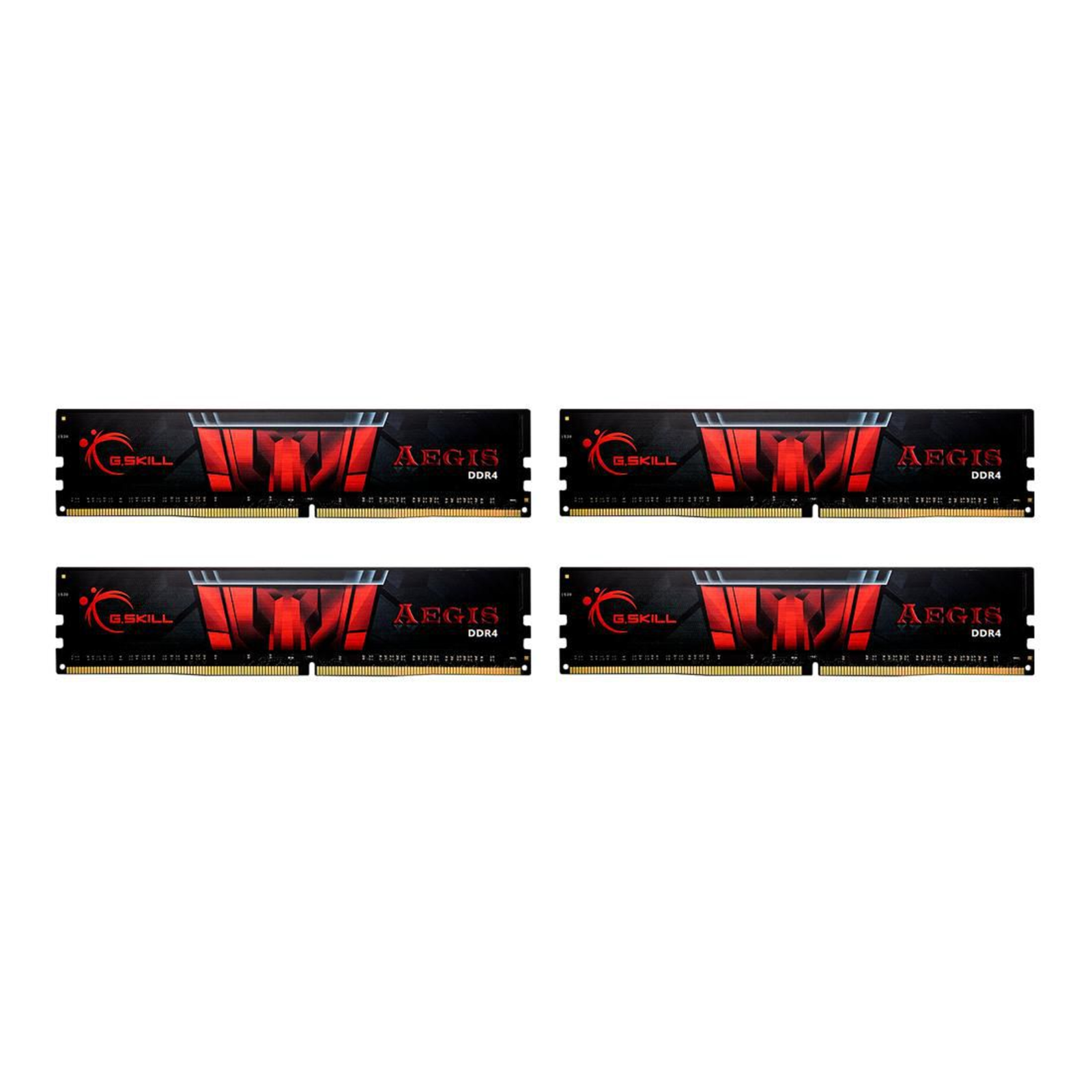 Kingston Aegis Black 64GB Kit (4x16GB) DDR4-3200 CL16 DIMM