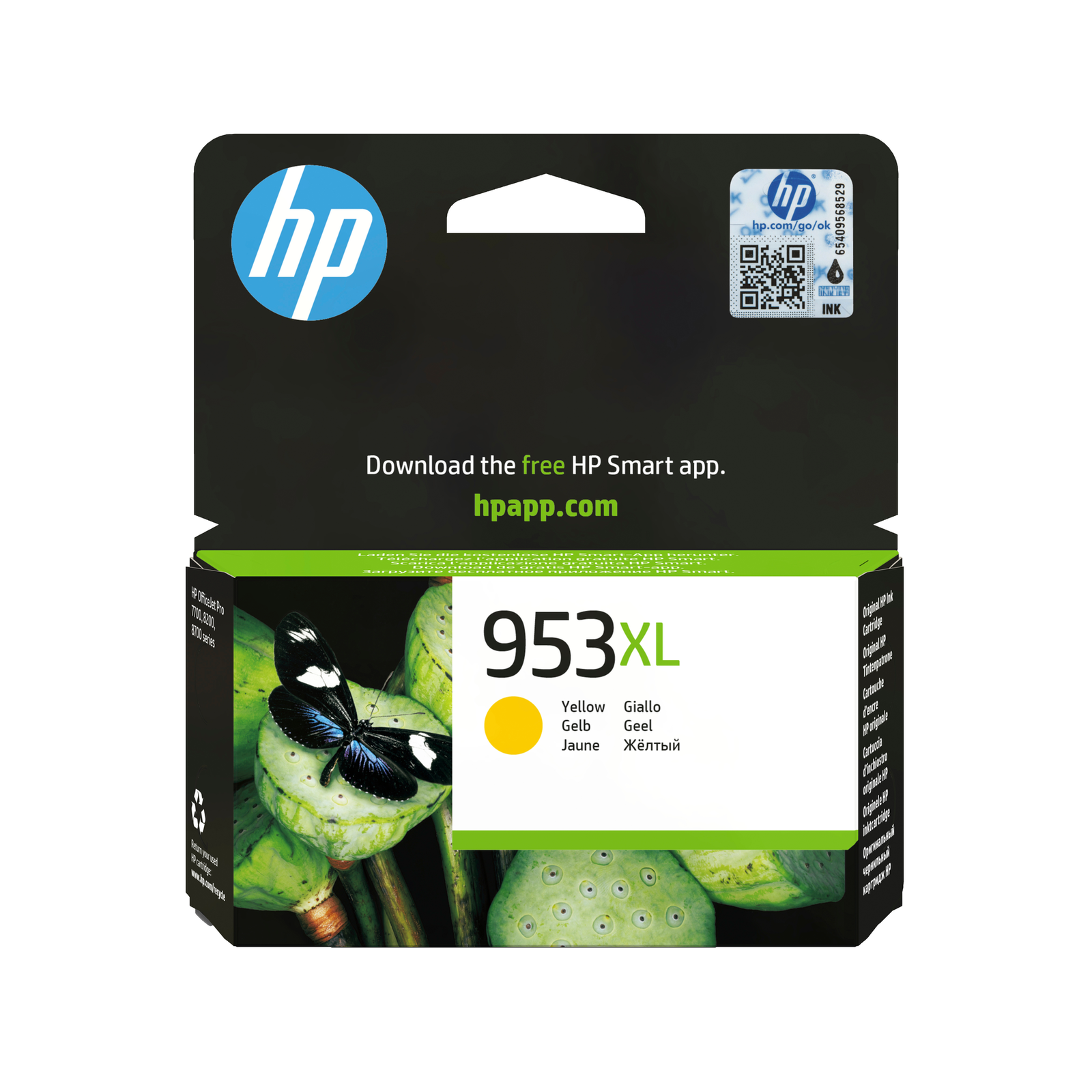 HP KARTUSCHE YELLOW HC 20 ML for HP8710
