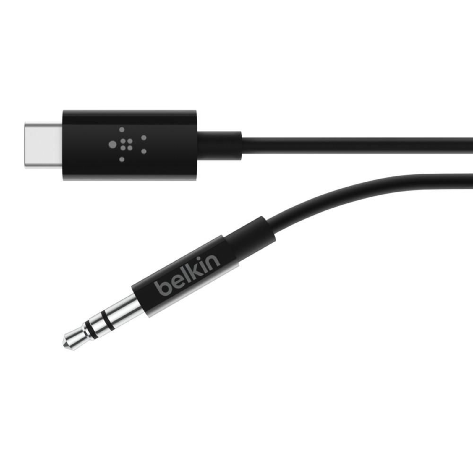 Belkin RockStar 3.5mm Audio/USB-C Cable 0.9m Black F7U079bt03-BLK