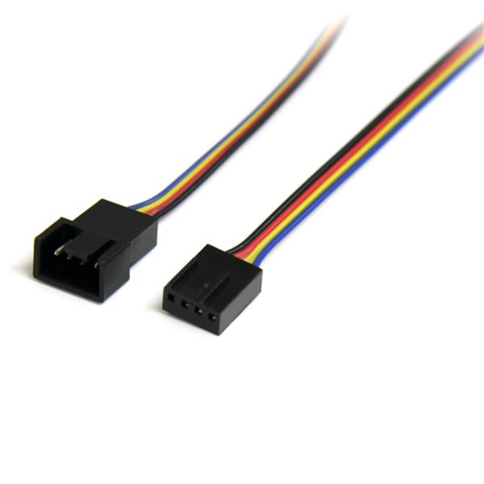 StarTech.com 30cm 4-pin Molex Fan Extension Cable St/Bu PWM Power Supply M