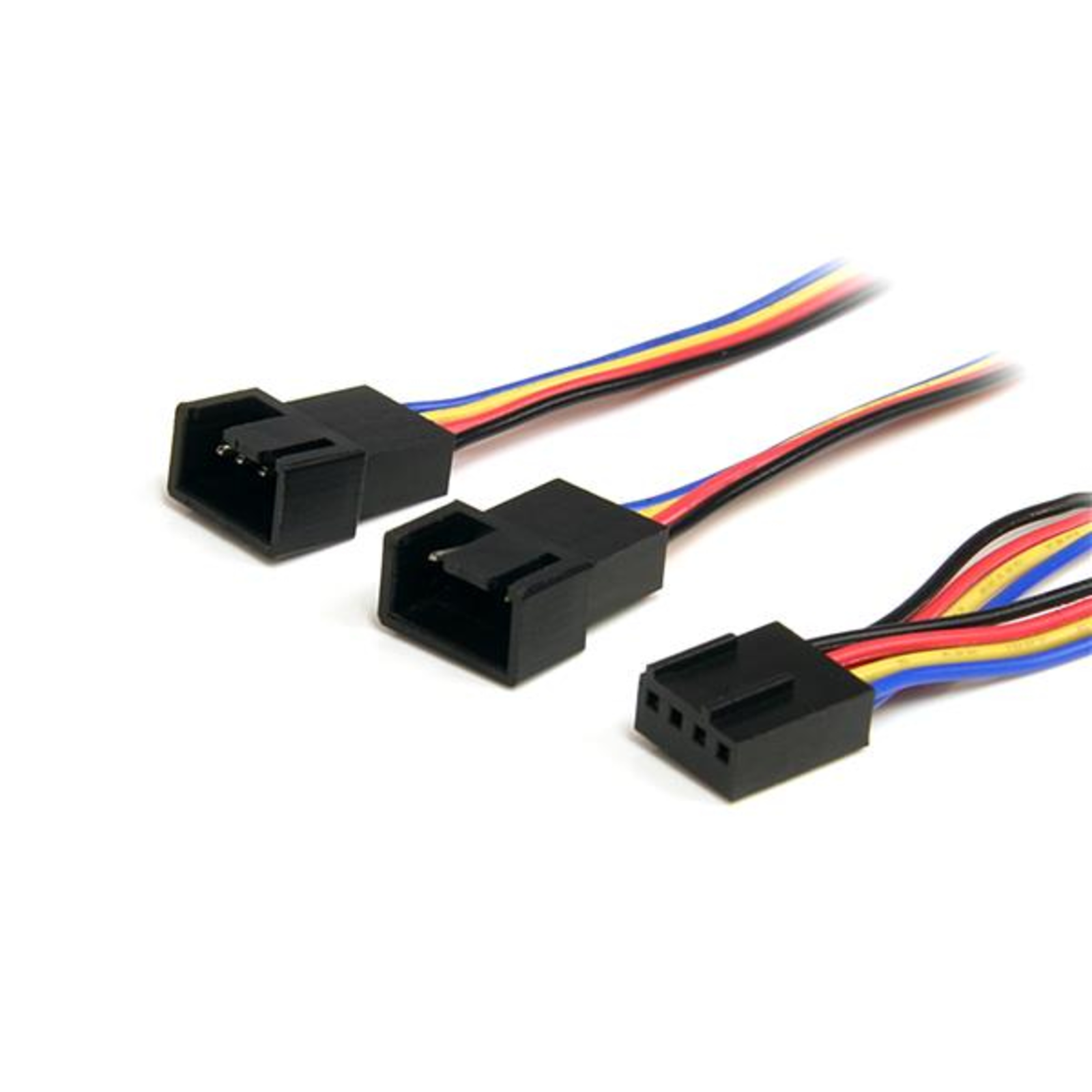 StarTech.com Y-cable Fans 30cm 4-pin PWM Splitter Cable Power Distribution 1 X Molex Fan Socket
