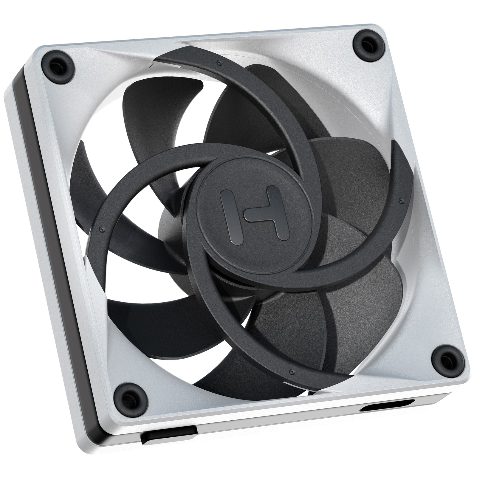 HYTE Set of 3 Thicc FP Case Fans with Nexus Controller 12cm (Black/White)
