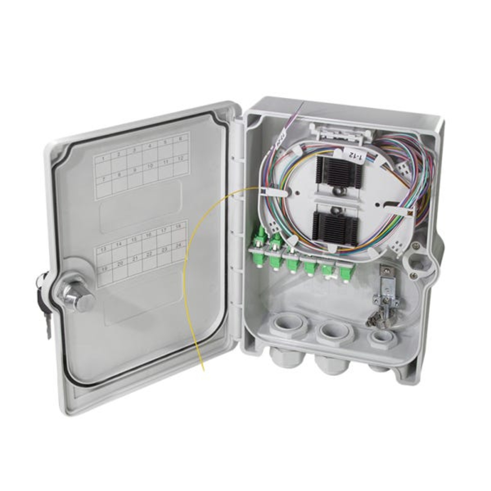LogiLink FTTH FTTB Connection Empty Case 24x LC APC