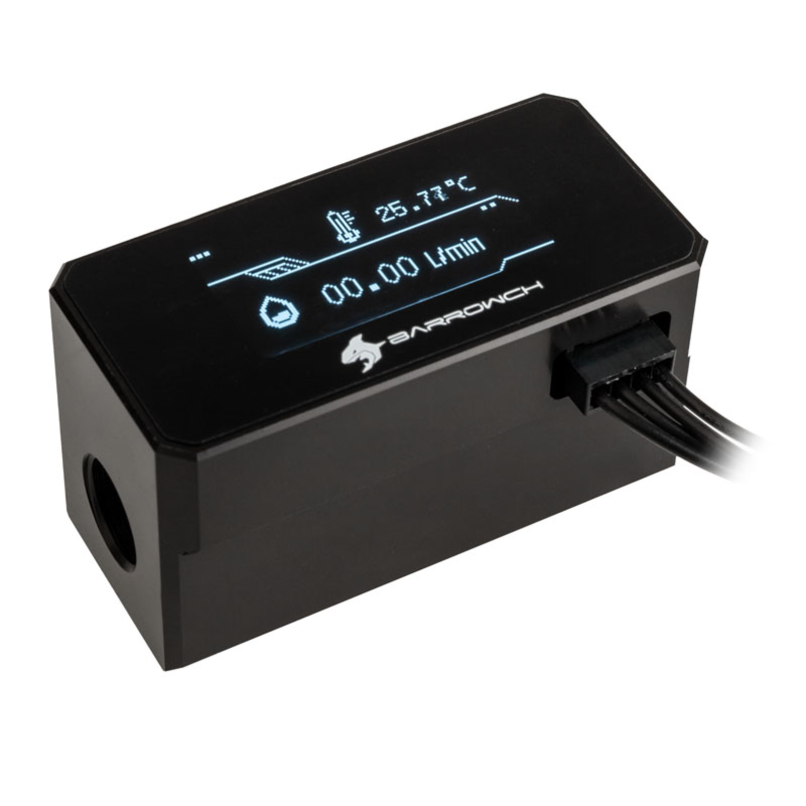 Barrow OLED Flow Meter Black