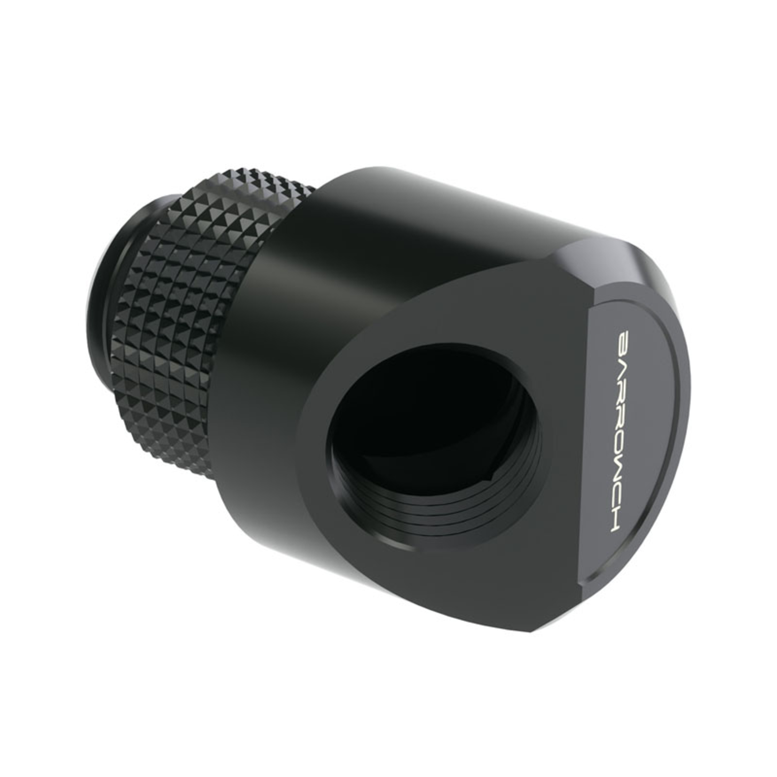Barrow Adapter 45 Degree G1/4 Inch Male to G1/4 Inch Female redatable Black