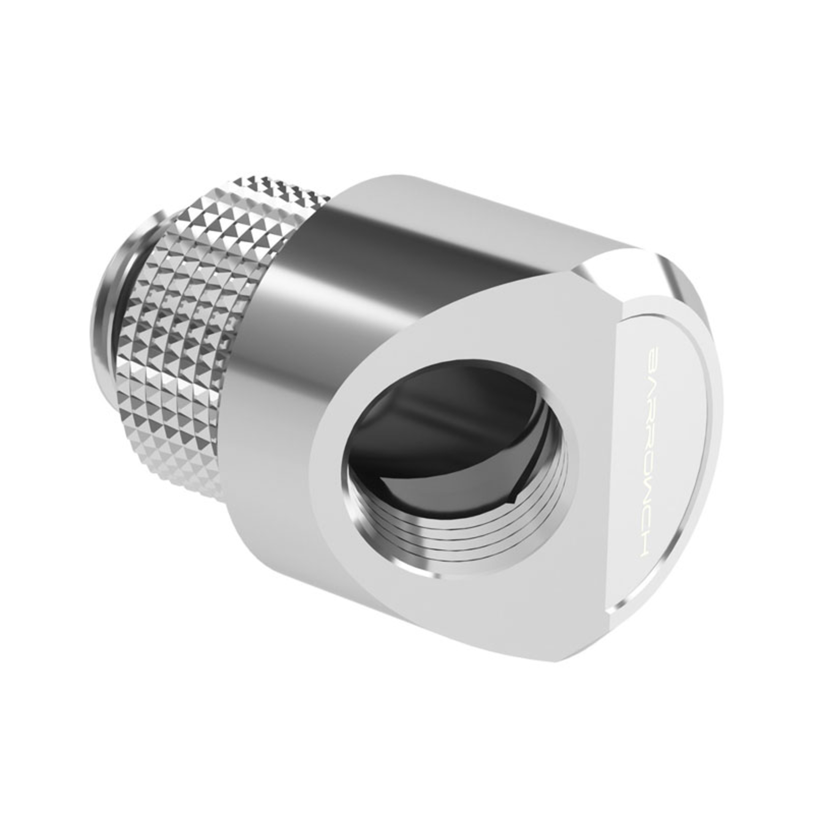 Barrow Adapter 45 Degree G1/4 Inch Male to G1/4 Inch Female redatable Silver