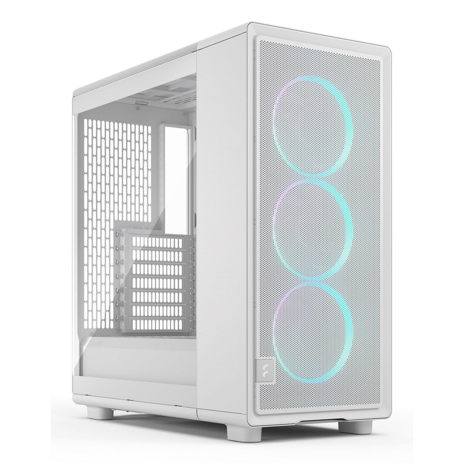 Fractal Design FDE Epoch White TG RGB Clear Tint Case