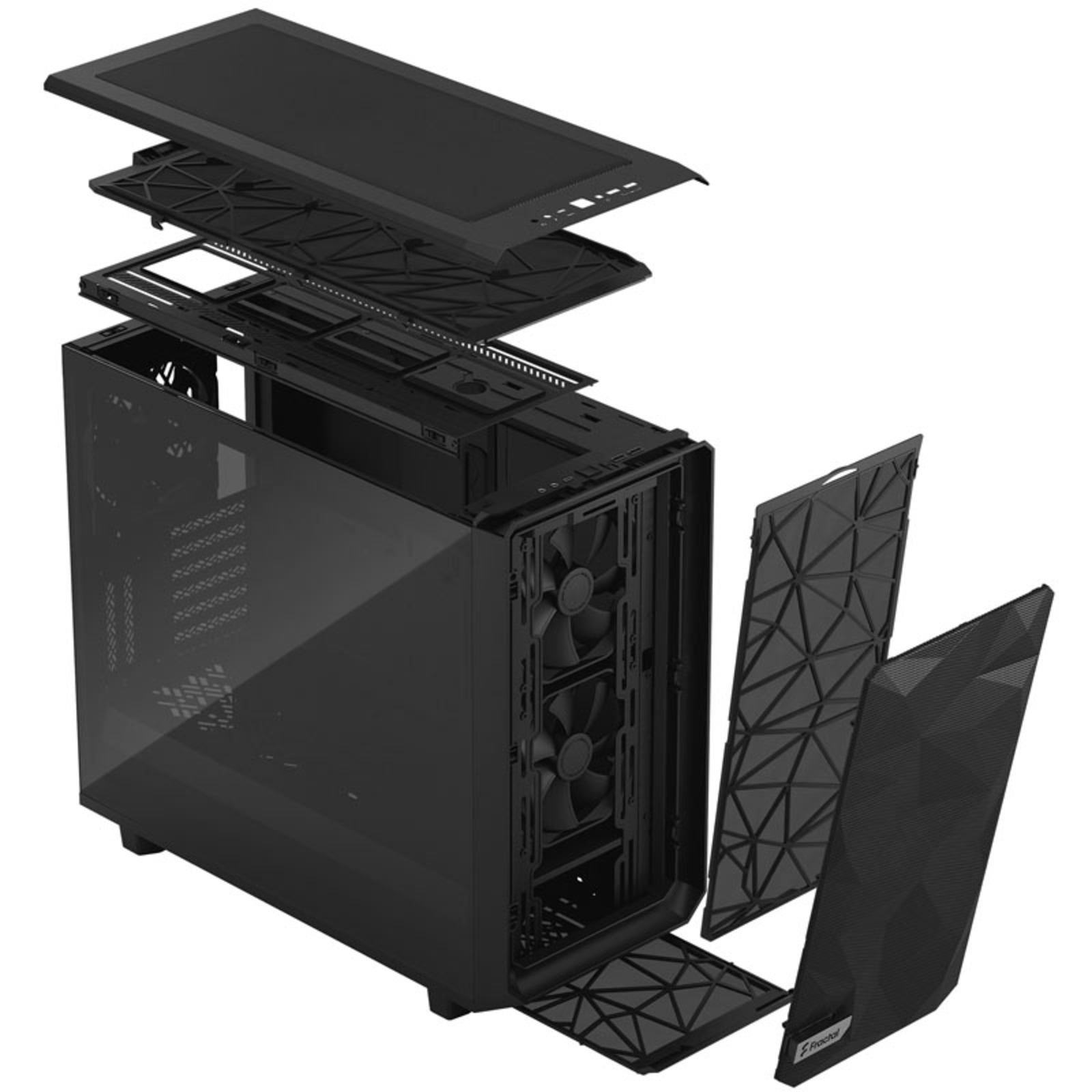 FRACTAL DESIGN Case Meshify 2 Black TG Light Tint