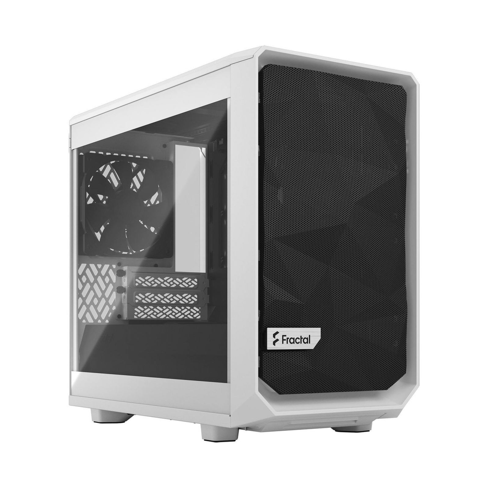 Fractal Design Meshify 2 Nano Tower Mini ITX No Power Supply White