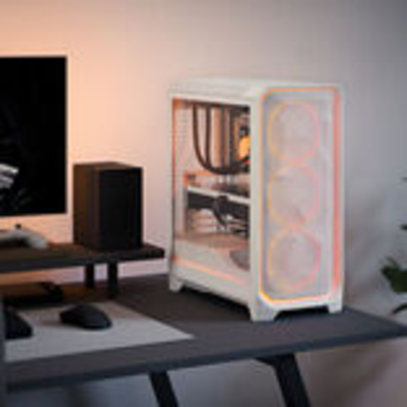 Fractal Design Meshify 3 Ambience Pro RGB White TG Clear Case