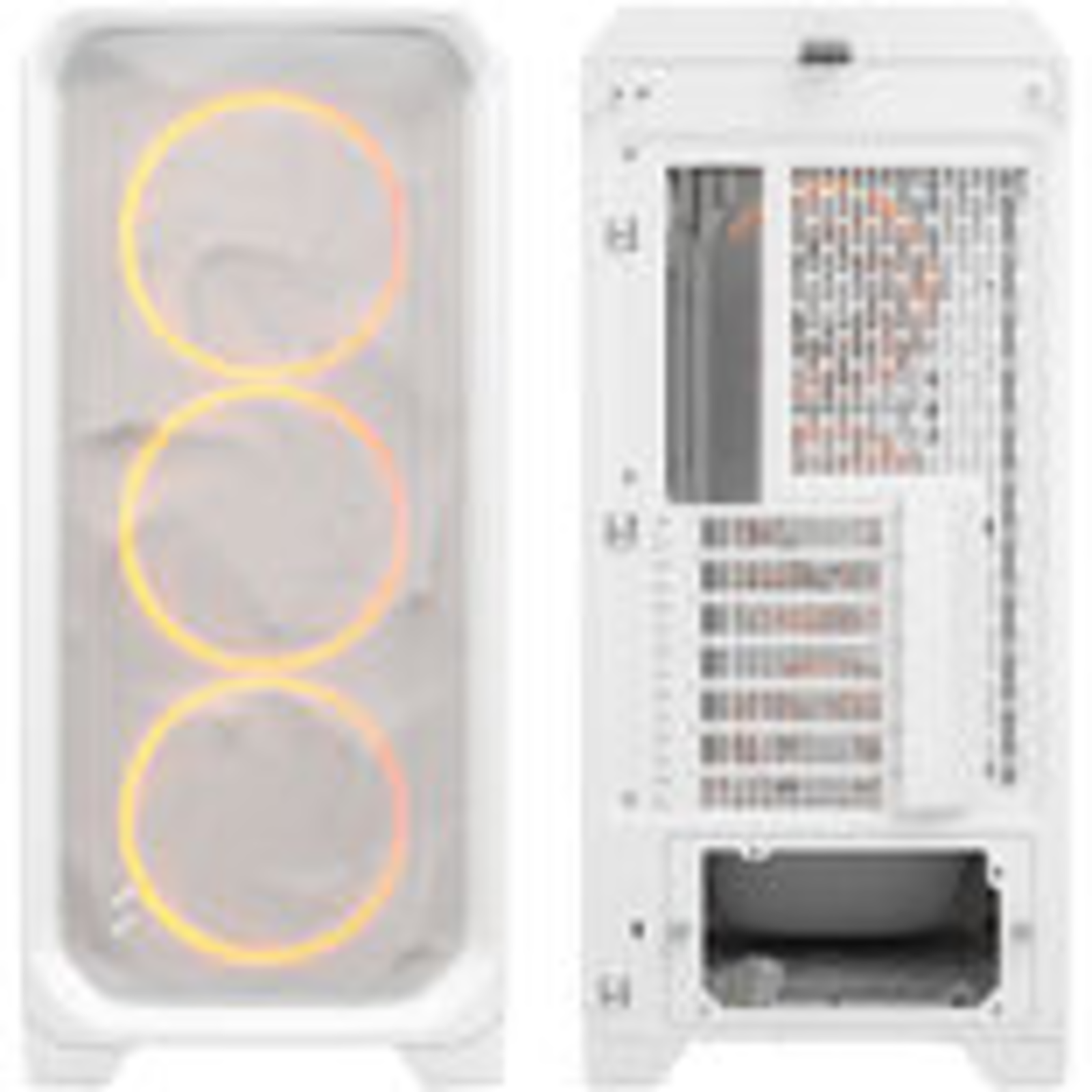 Fractal Design Meshify 3 White RGB TG Light Tint Case
