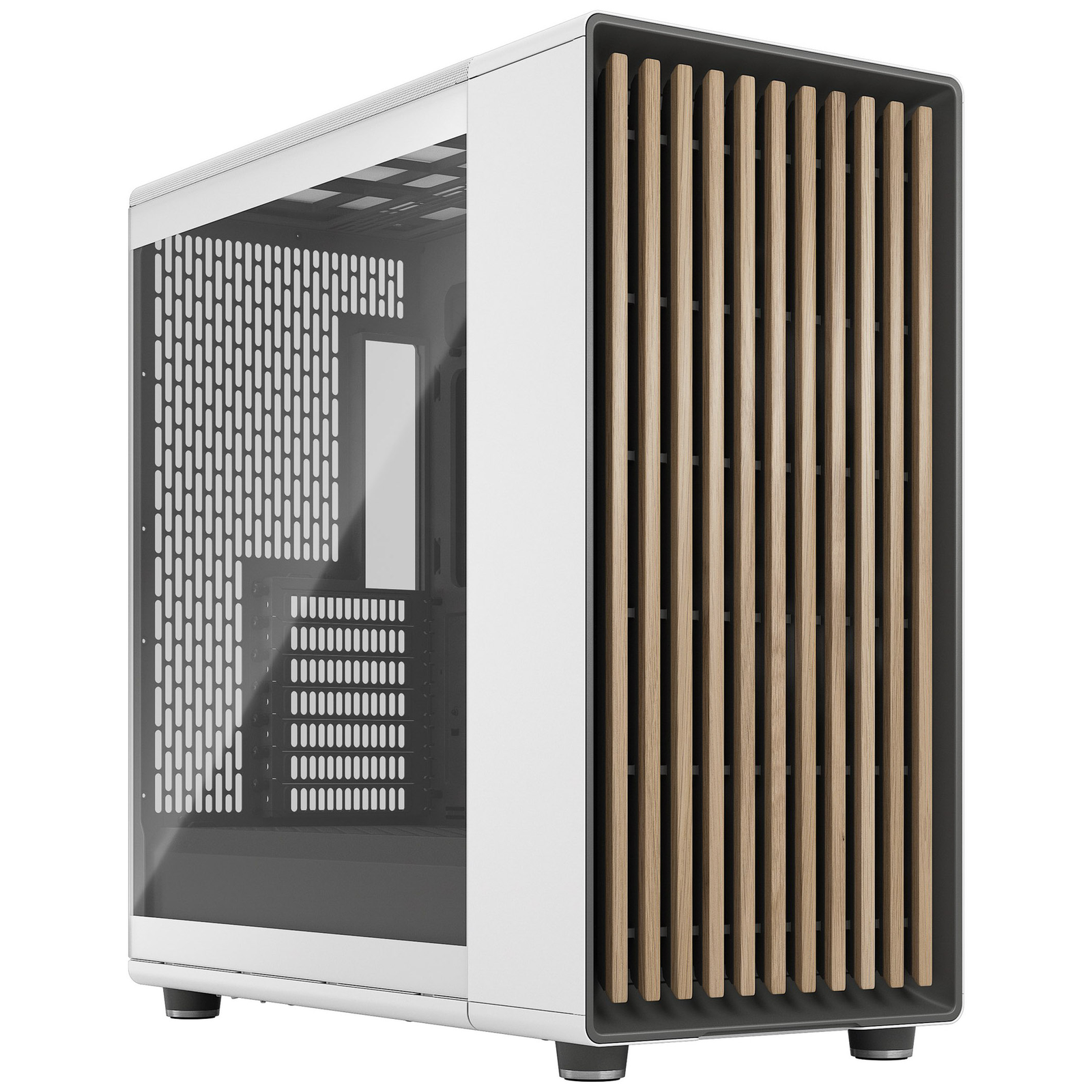 Fractal Design CAS North XL Chalk White TG Clear