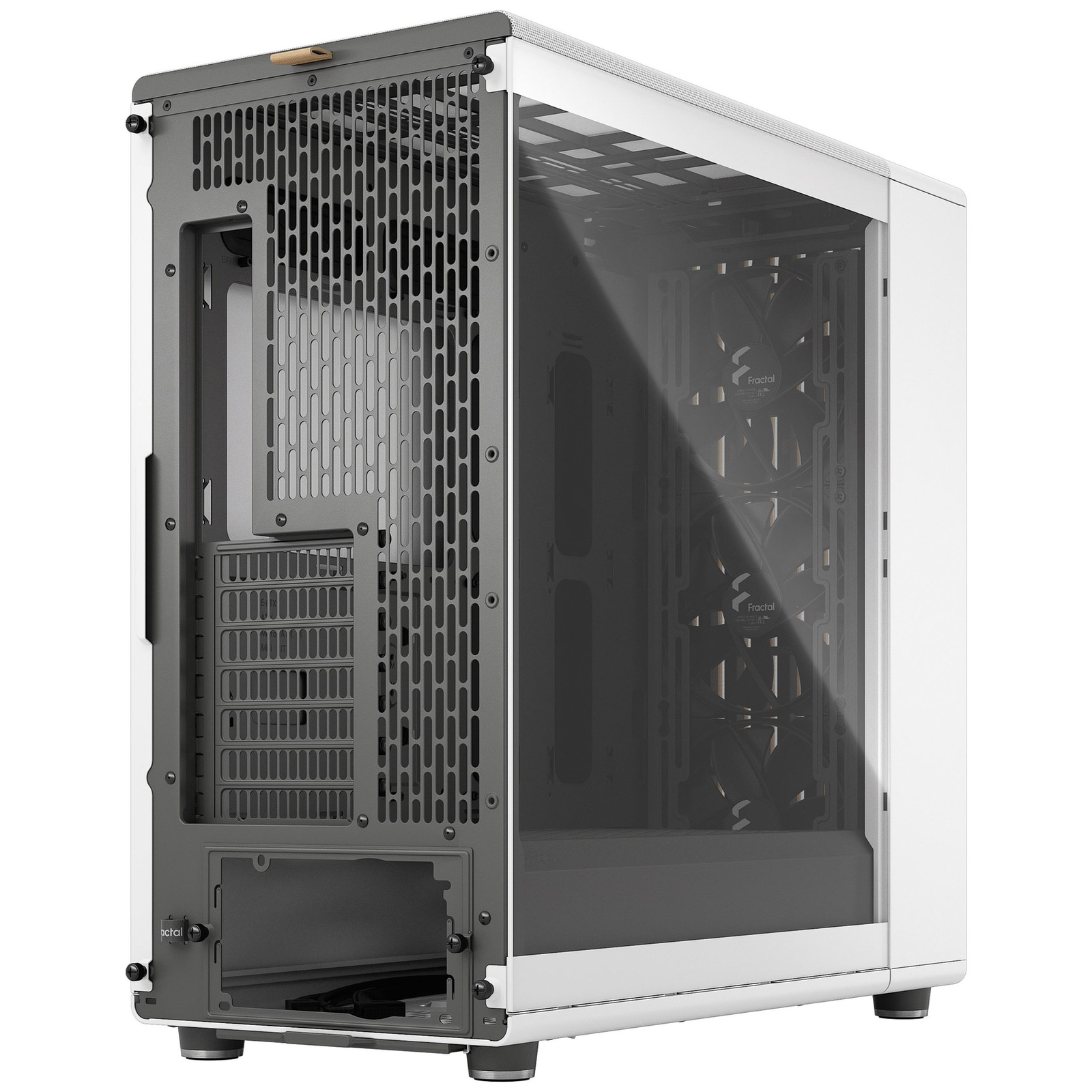 Fractal Design CAS North XL Chalk White TG Clear