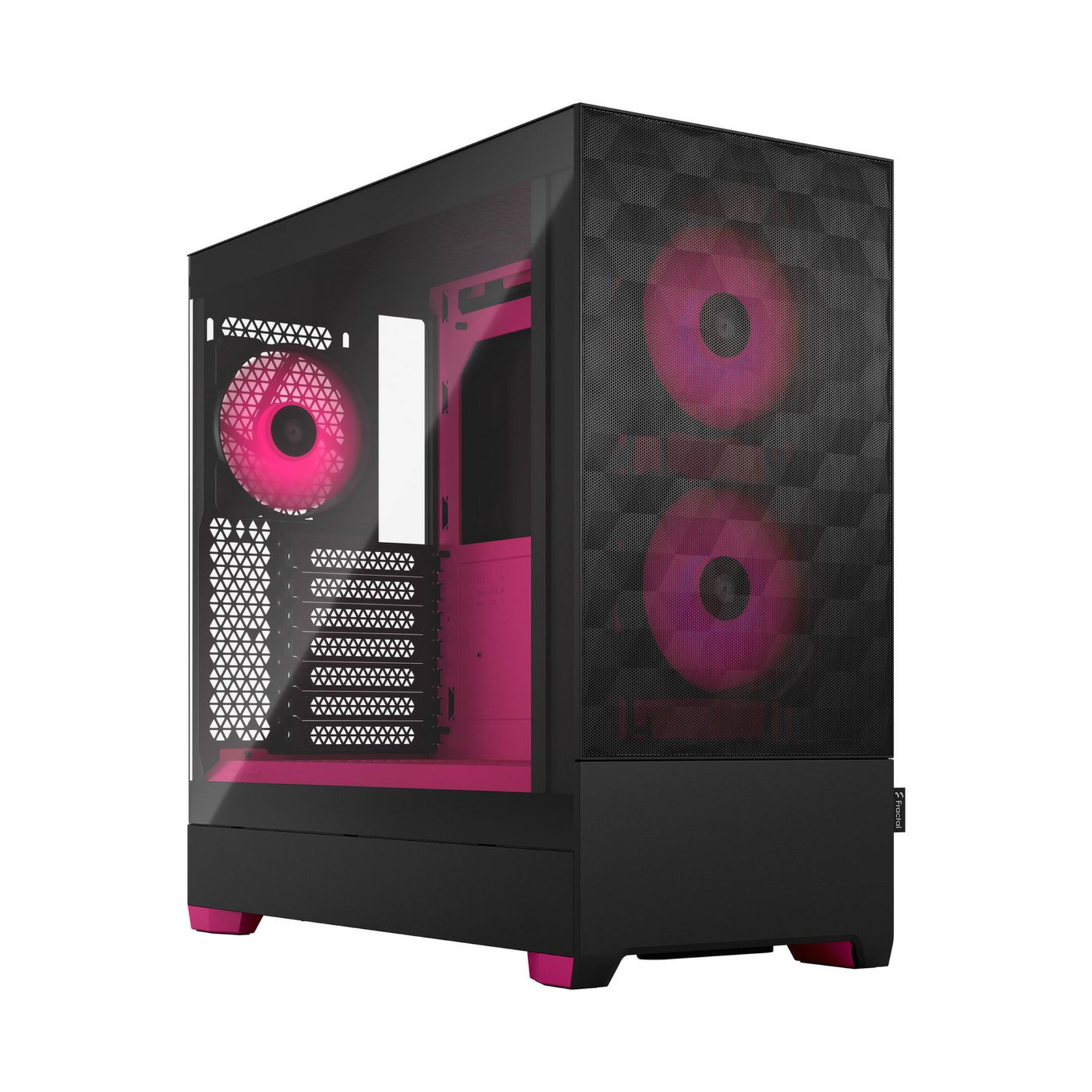 Fractal Design Pop Air RGB Tower ATX No Power Supply Black Pink