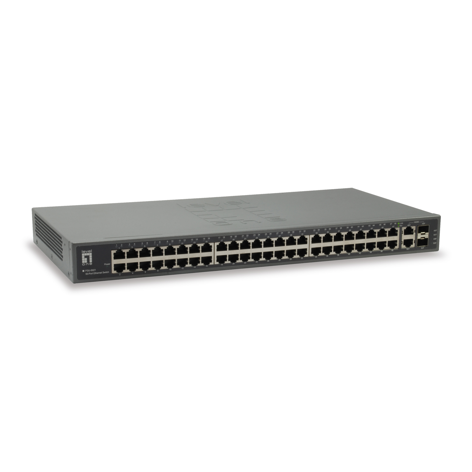 LevelOne Switch 50x FE FGU-5021 2xGSFP 19