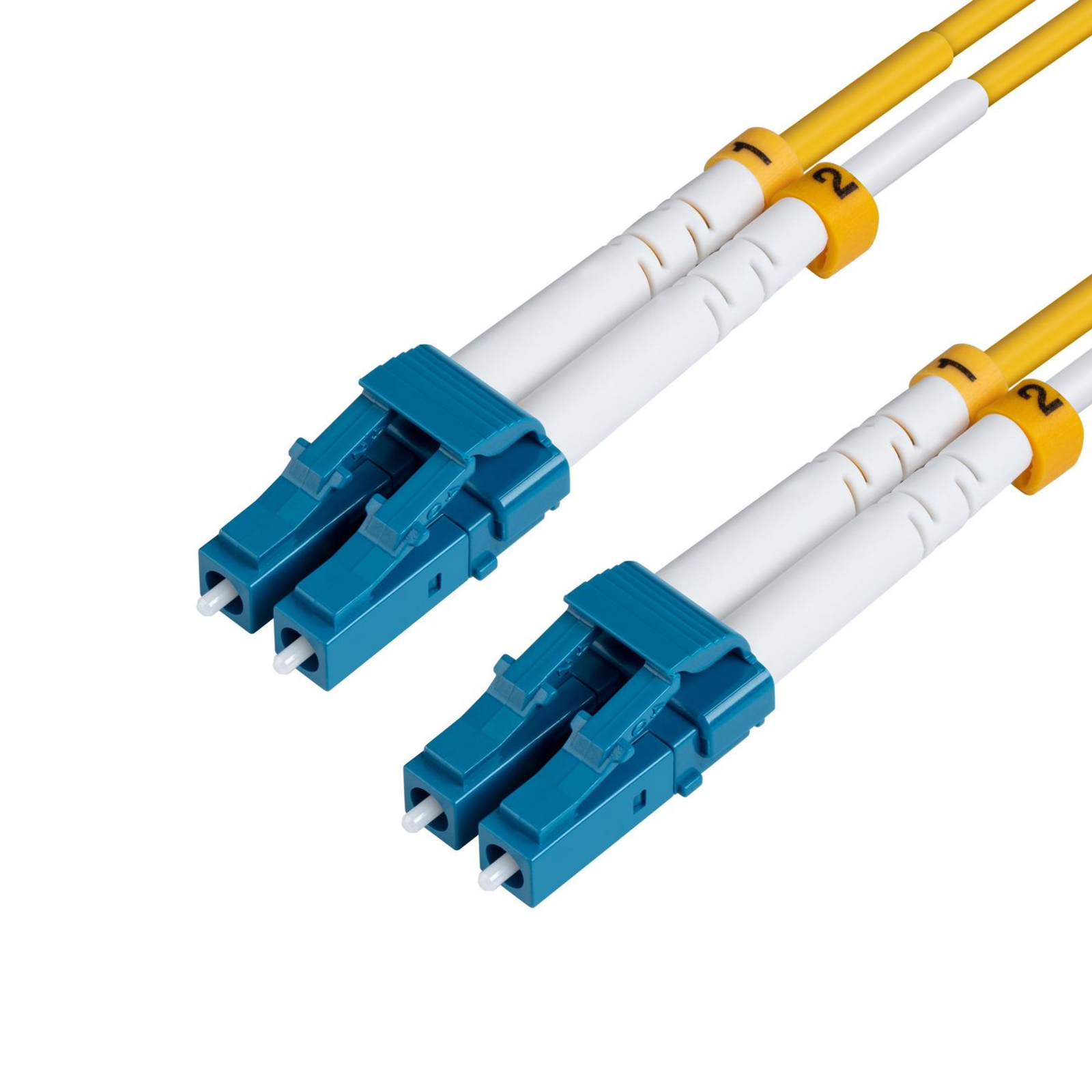 Micro Connect Optical Fibre Cable LC-LC Singlemode Duplex OS2 Yellow 4m