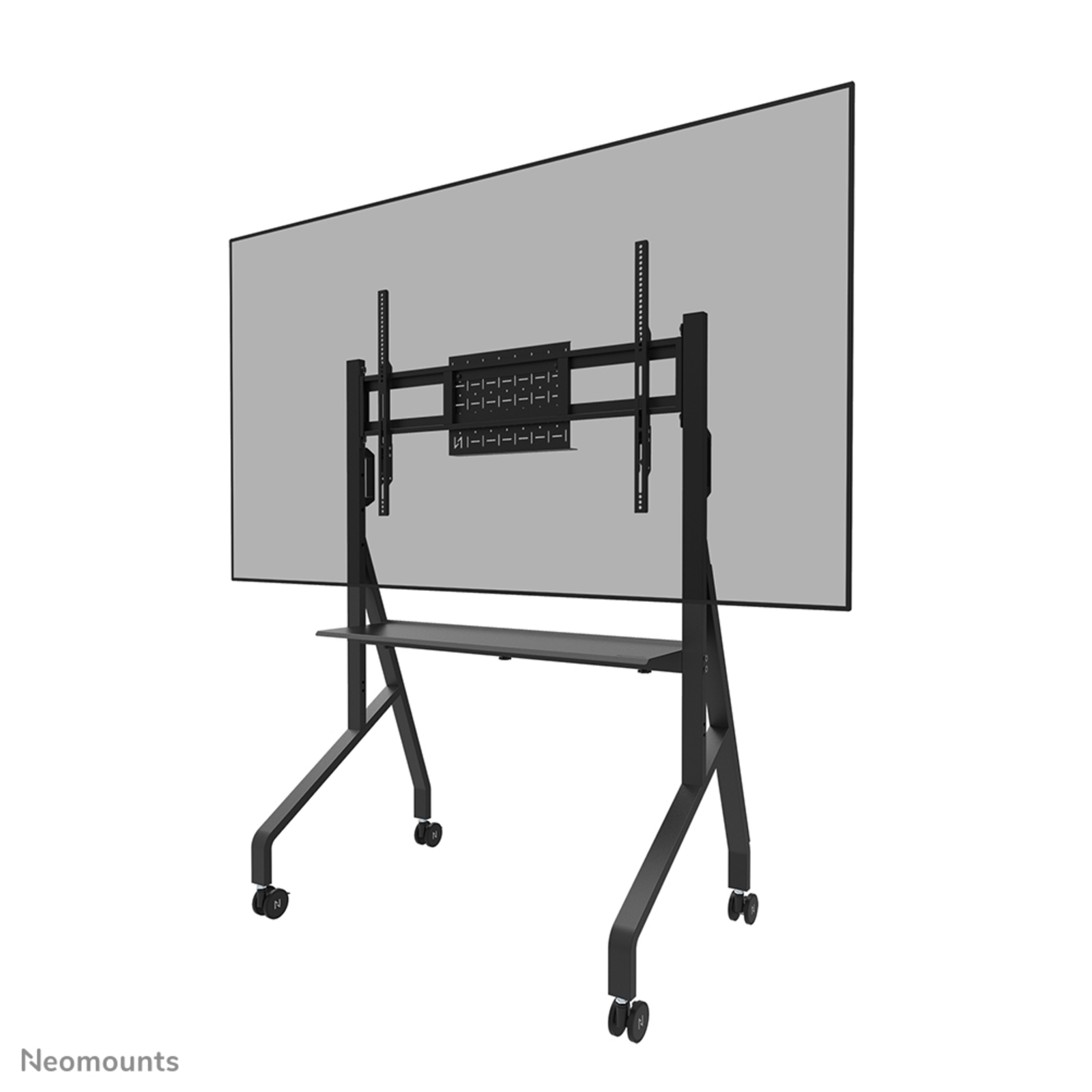 Neomounts Floor Stand Multimedia Trolley Black Steel Flat Screen 76 Kg 10 Kg