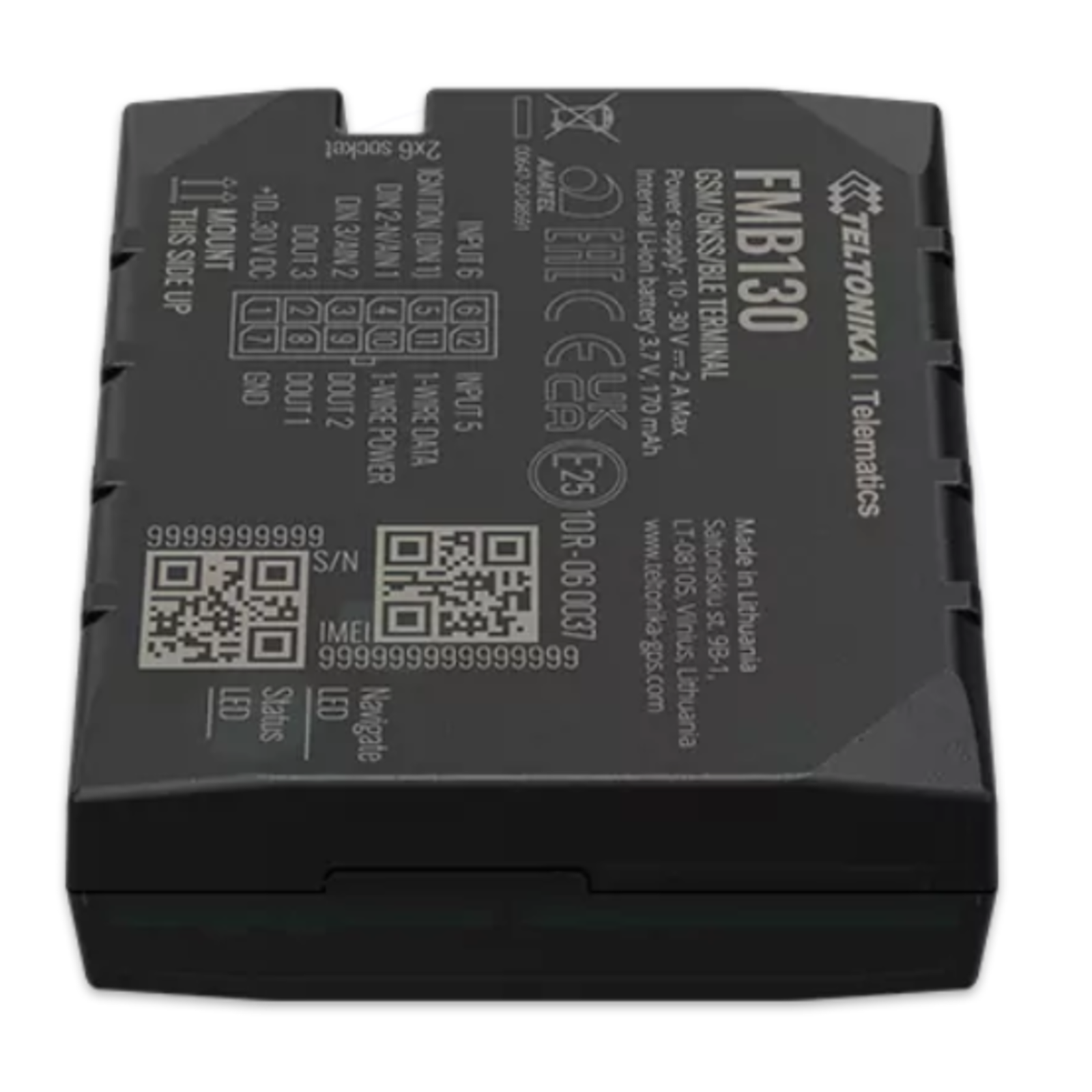 Teltonika FMB130 GPS/GLONASS/GALILEO/BeiDou/QZSS Tracking Device