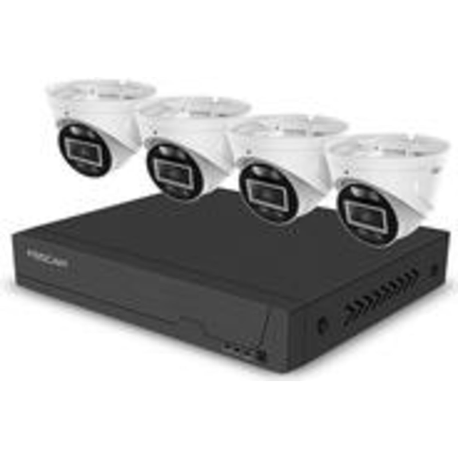 FOSCAM FNA108E-T4-2T Security Camera Set 4 Cameras with Recorder White