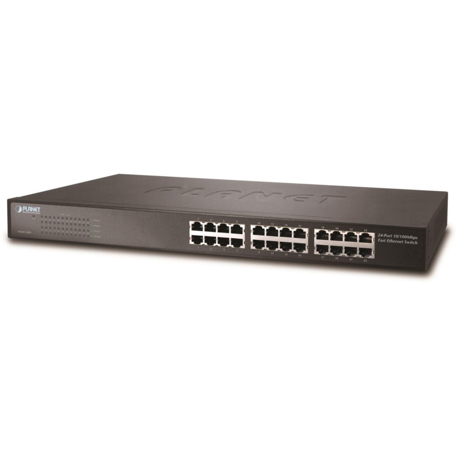 PLANET 24-port 10/100Base-TX Unmanaged Fast Ethernet Switch