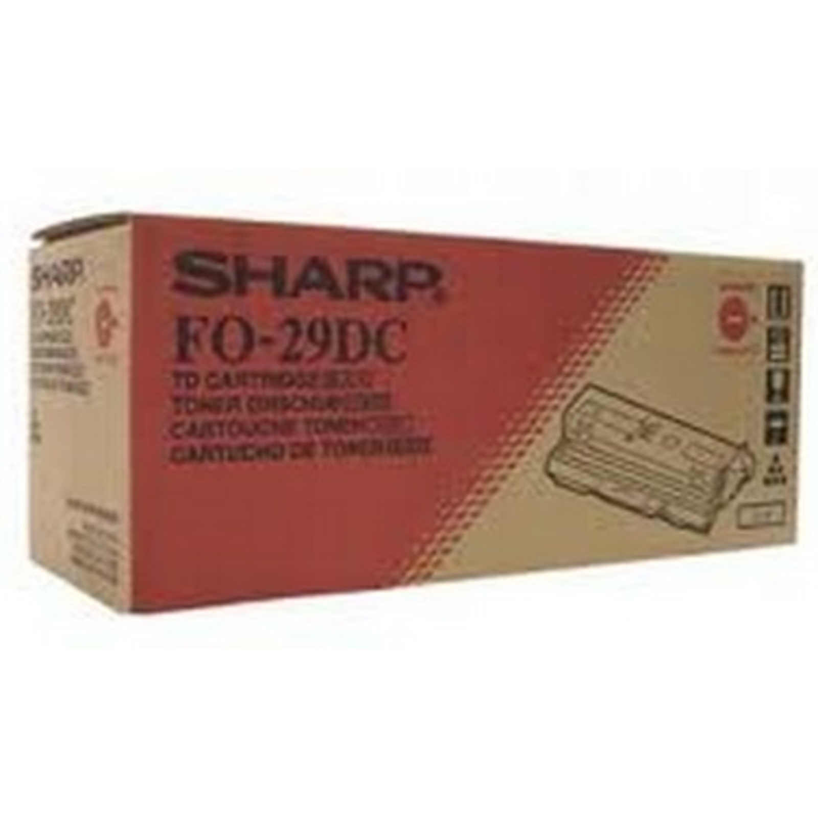 Sharp Black Original Toner Cartridge for FO-2950M