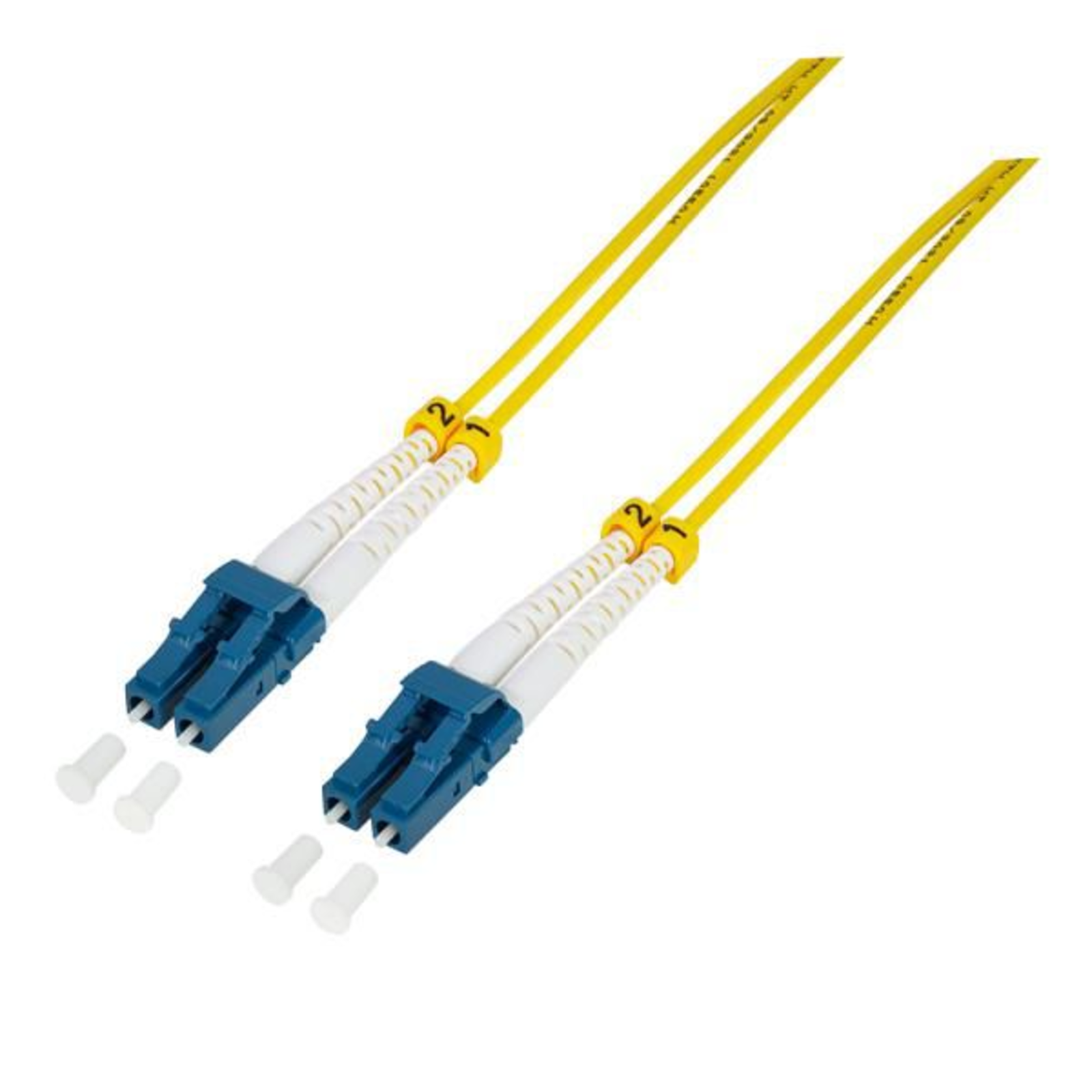 LogiLink FP0LC50 Fiber Optic Cable 50 M LC OS2 Blue Yellow (FP0LC50)