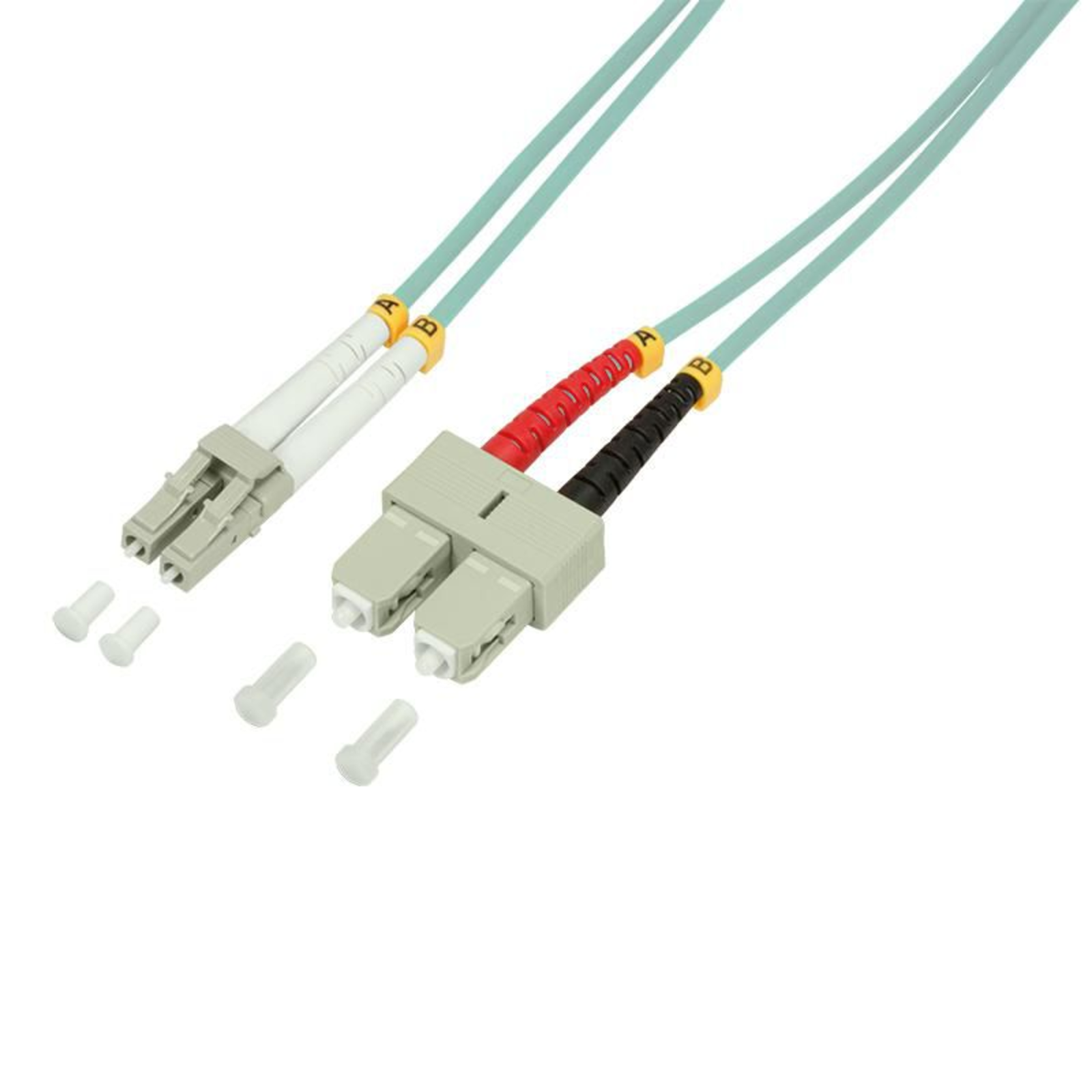 LogiLink Patch Cable SC Multi-mode (M) to LC Multi-mode (M)