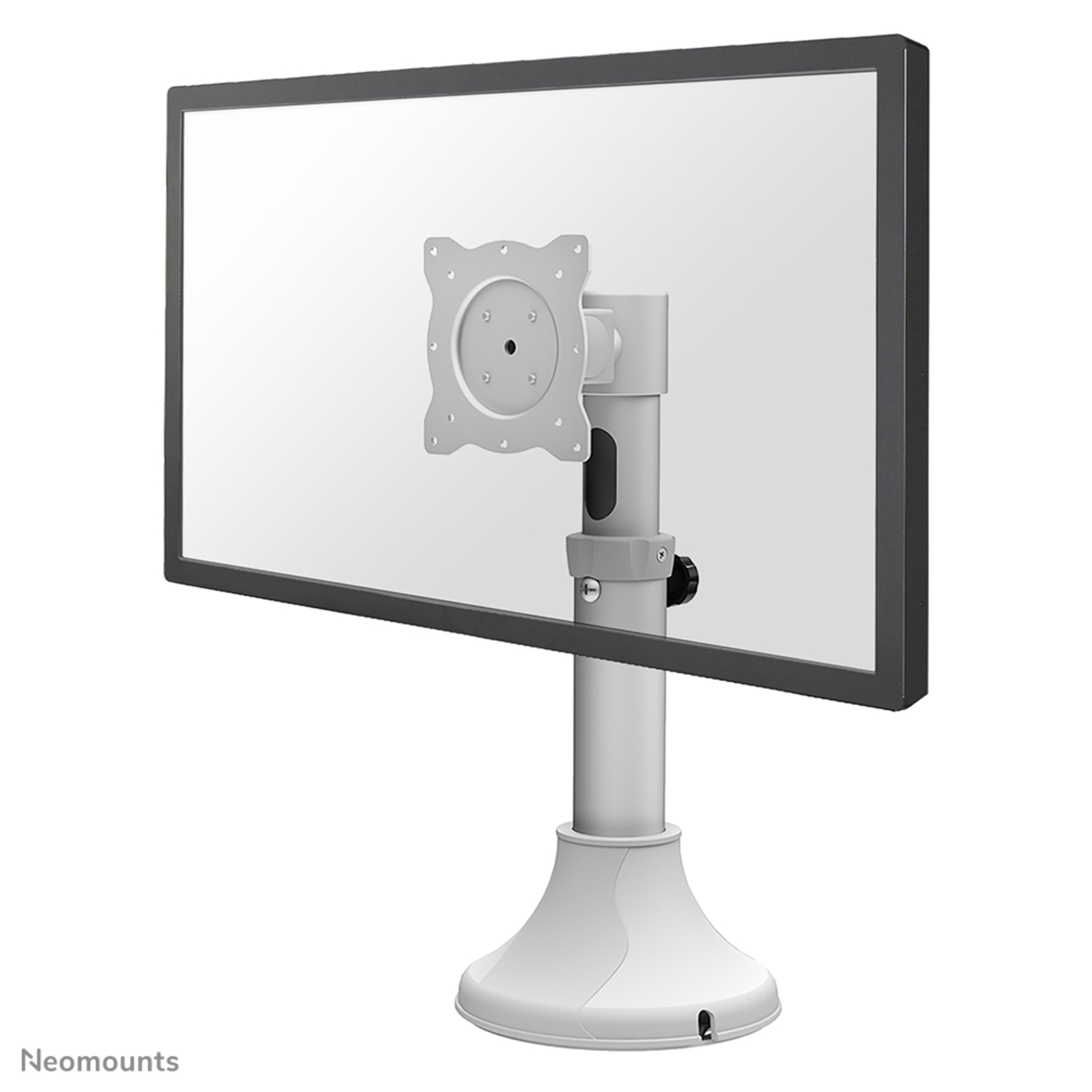 Neomounts Single Table Mount 25.4cm 10inch 76.2cm 30inch Height Adjustable Tiltable redatable
