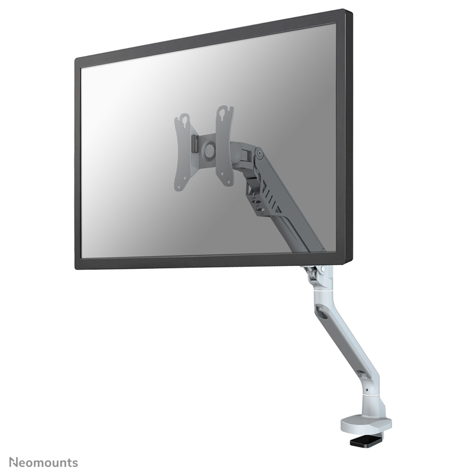 Neomounts 10-32 Inch Flat Screen Desk Mount Full Motion Silver