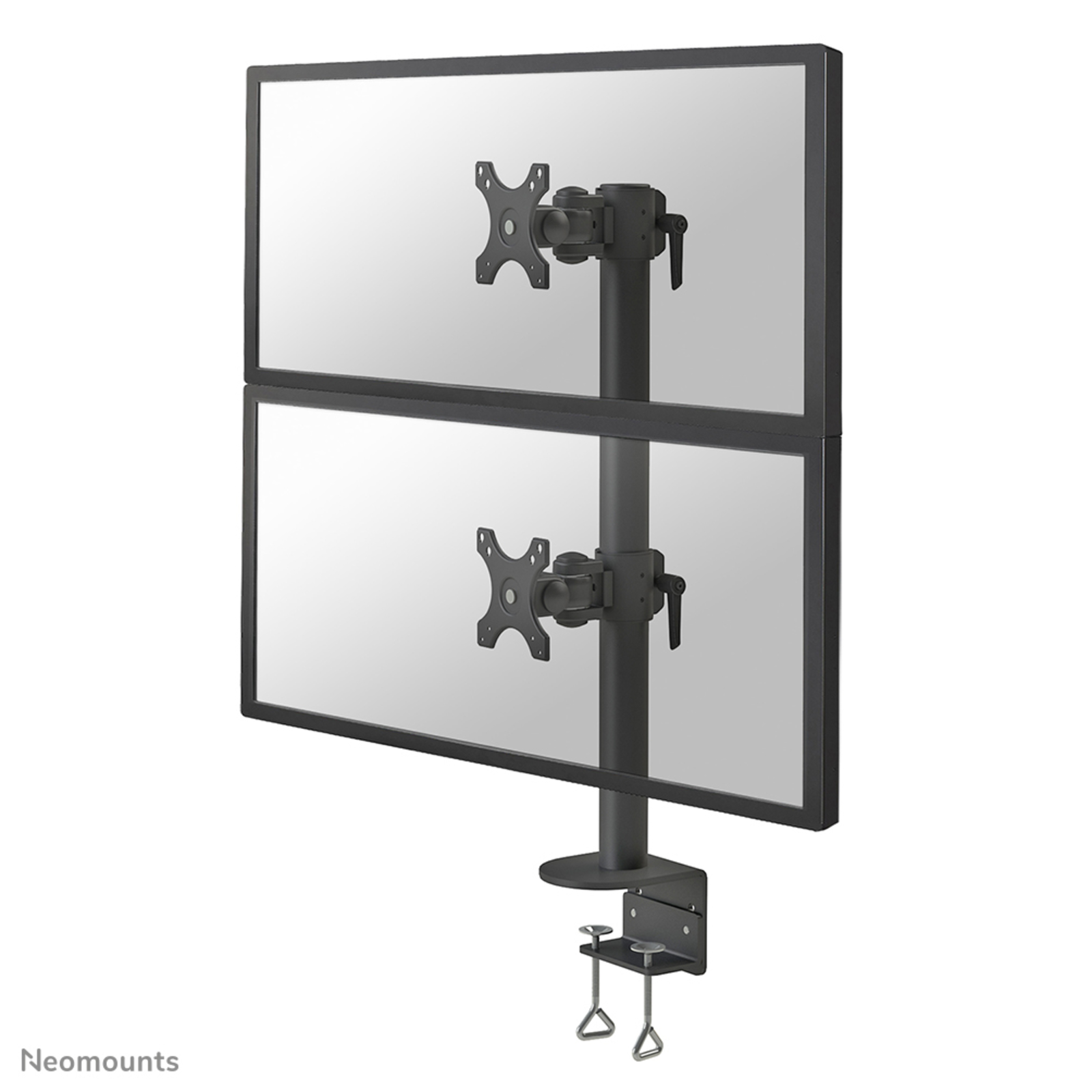Neomounts Table Mount for Two Wide Screens And Curved Monitors up to 124cm 15KG
