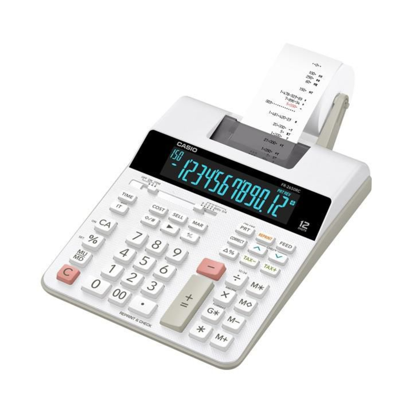 Casio FR-2650RC White Calculator