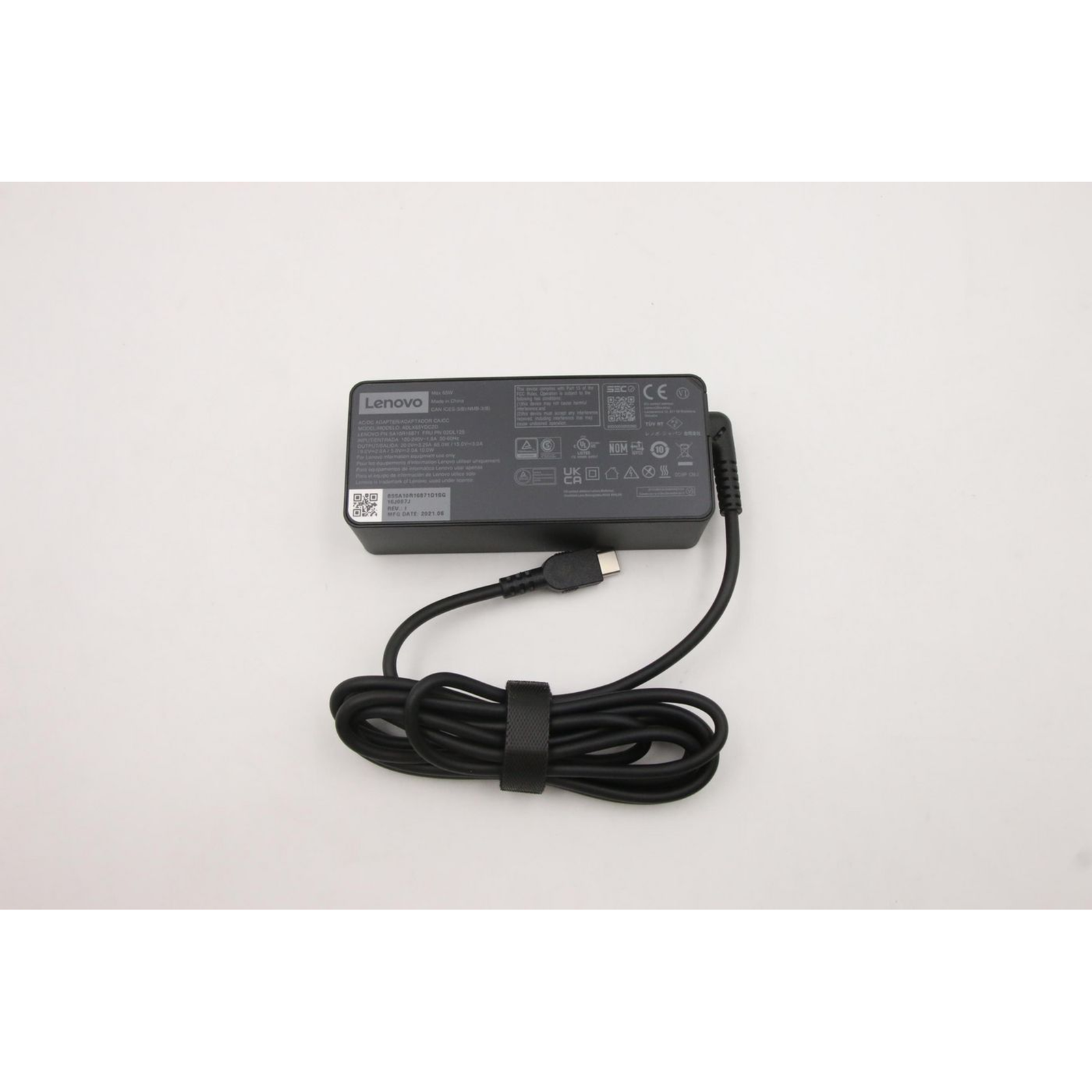 Lenovo AC Adapter 65W USB Type-C Includes Power Cable