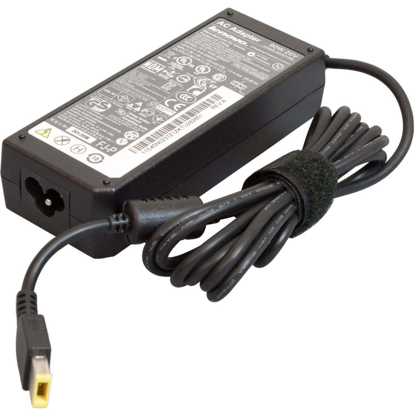 Lenovo AC Adapter 20V 4.5A 90W Includes Power Cable ThinkPad X1 Carbon
