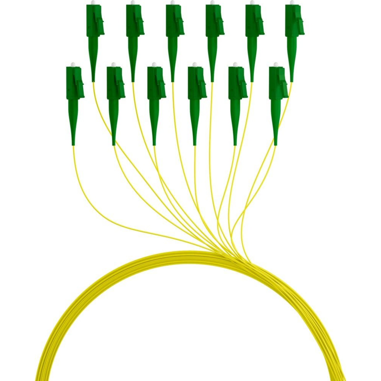 EFB Elektronik Fibre Pigtail LC/APC 9/125 G657A2 Yellow 2 M