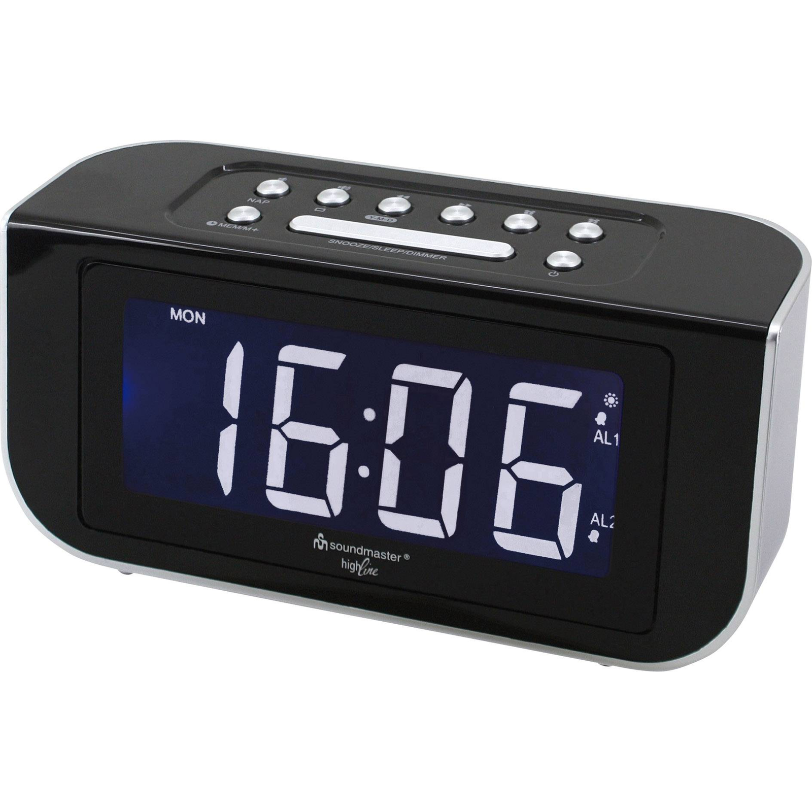 Soundmaster Clock Radio FUR4005 Bw
