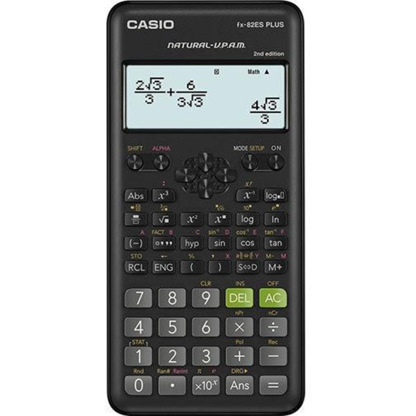 Casio SCIENTIFIC CALCULATOR 252 FUNCTIONS 77X162MM BLACK BOX